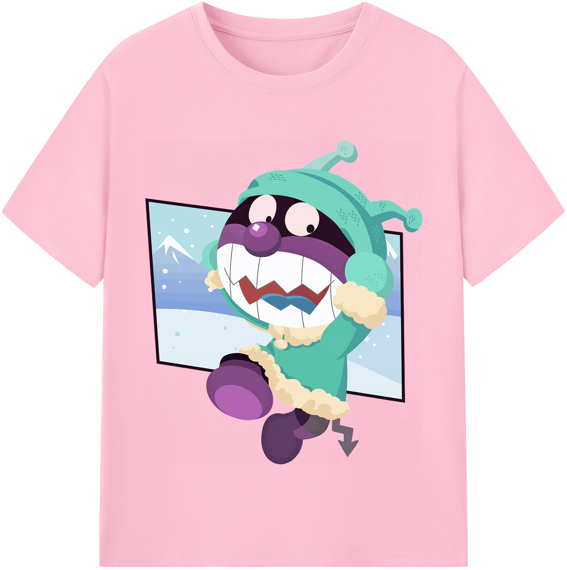 （画像用） アンパンマン Anpanman 綿100％半袖Tシャツ（フロントプリント）