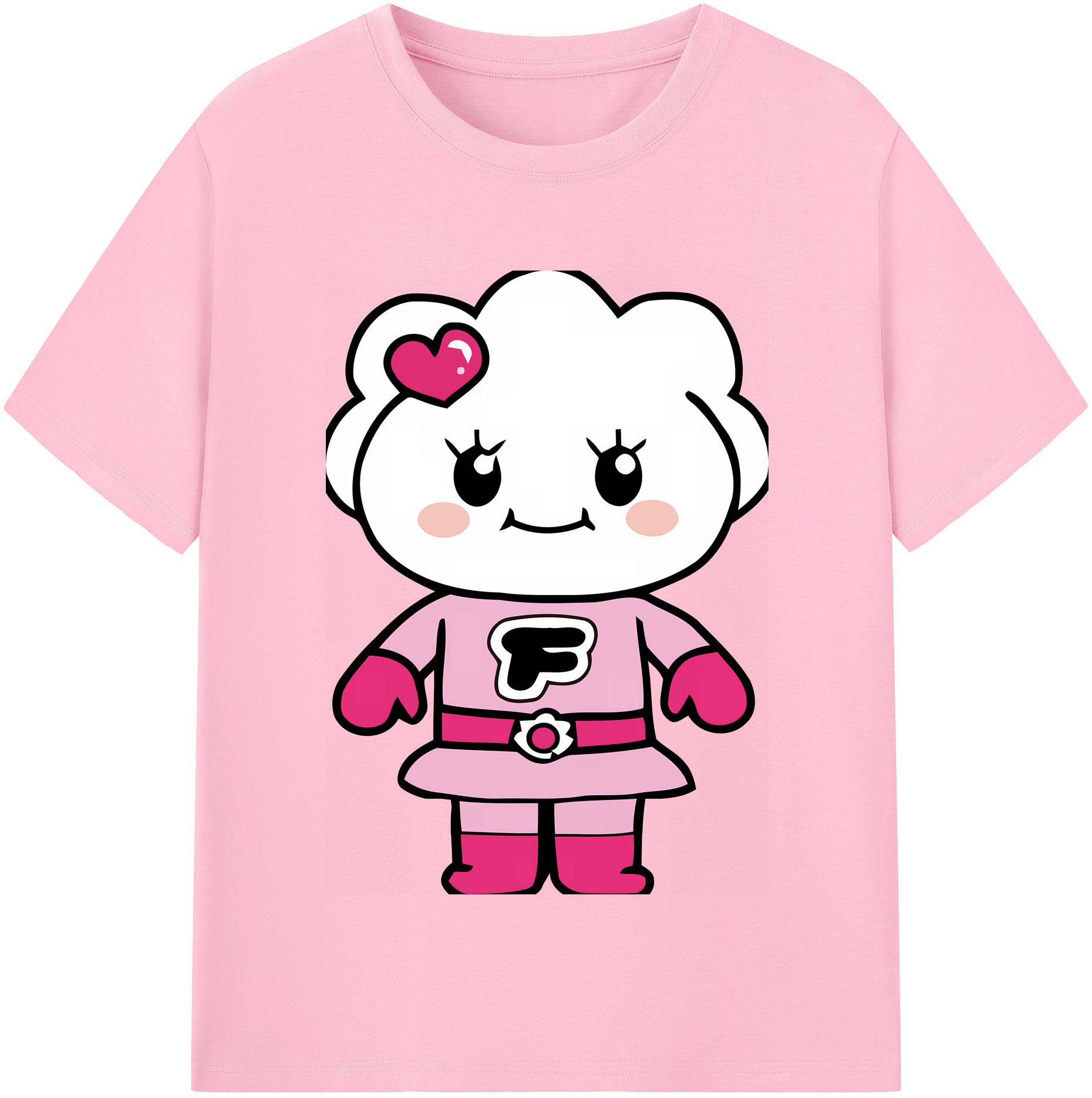 （画像用） アンパンマン Anpanman 綿100％半袖Tシャツ（フロントプリント）