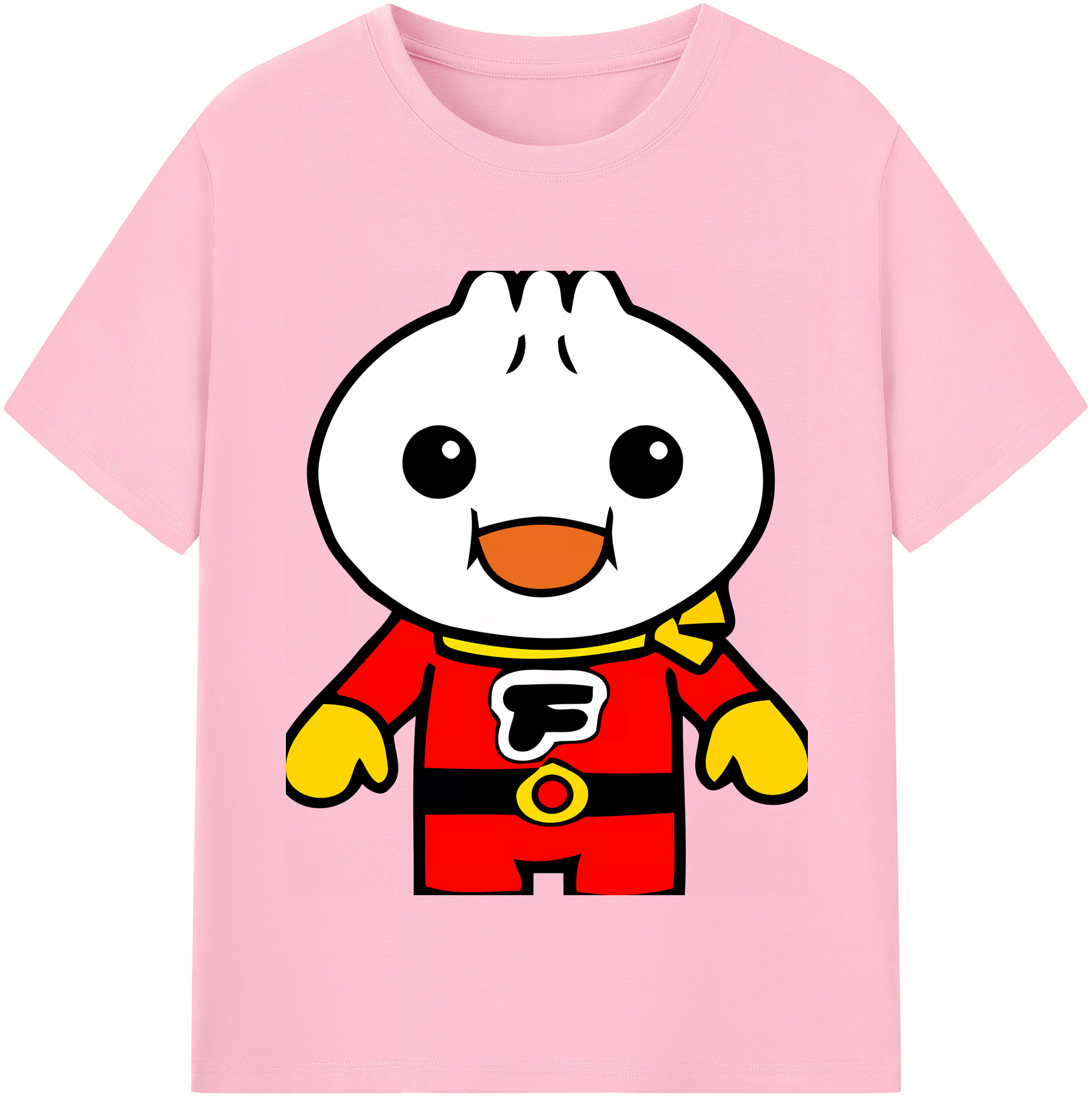 （画像用） アンパンマン Anpanman 綿100％半袖Tシャツ（フロントプリント）