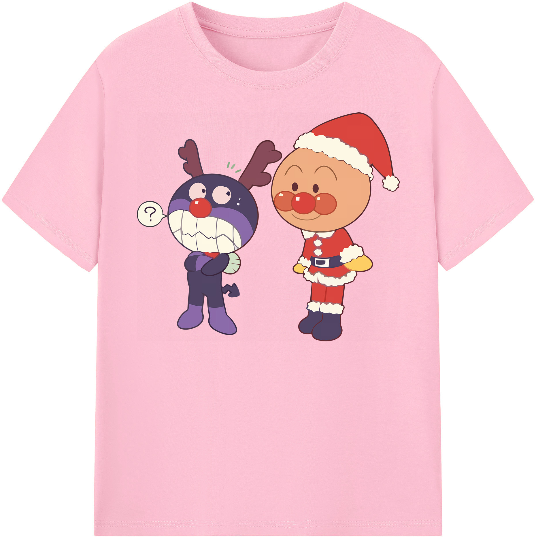 （画像用） アンパンマン Anpanman 綿100％半袖Tシャツ（フロントプリント）