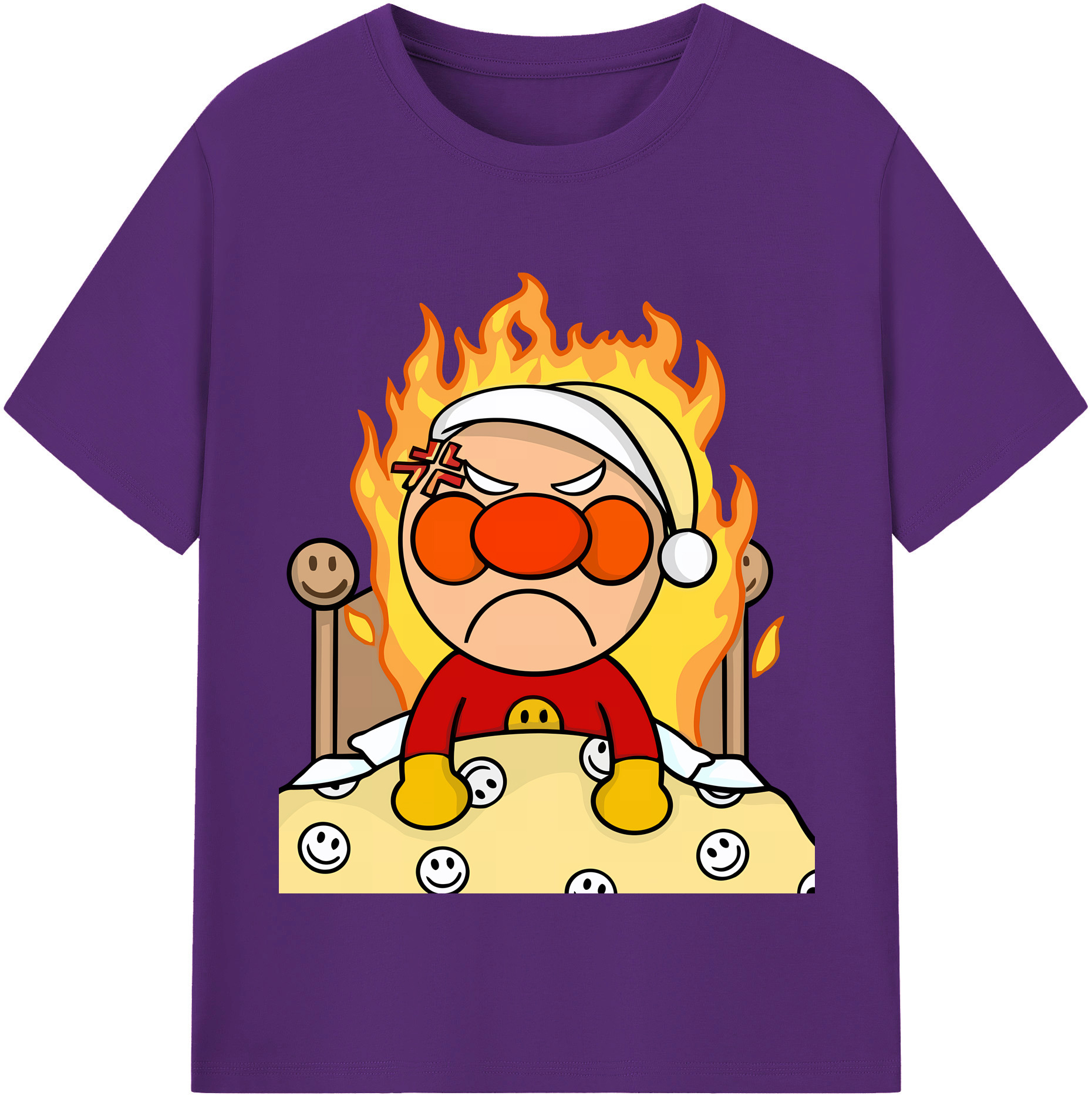 （画像用） アンパンマン Anpanman 綿100％半袖Tシャツ（フロントプリント）