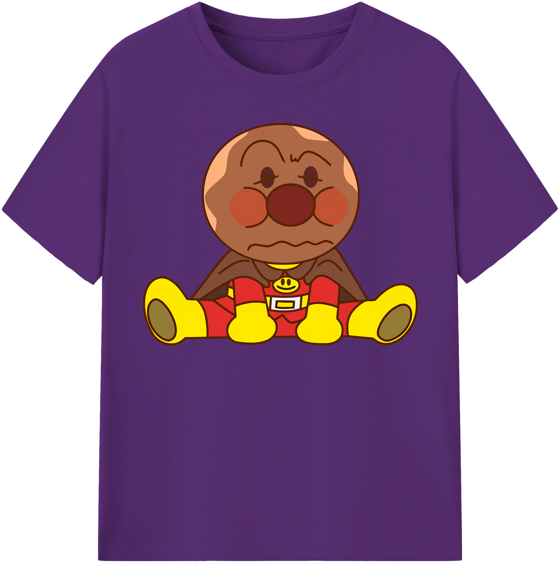 （画像用） アンパンマン Anpanman 綿100％半袖Tシャツ（フロントプリント）
