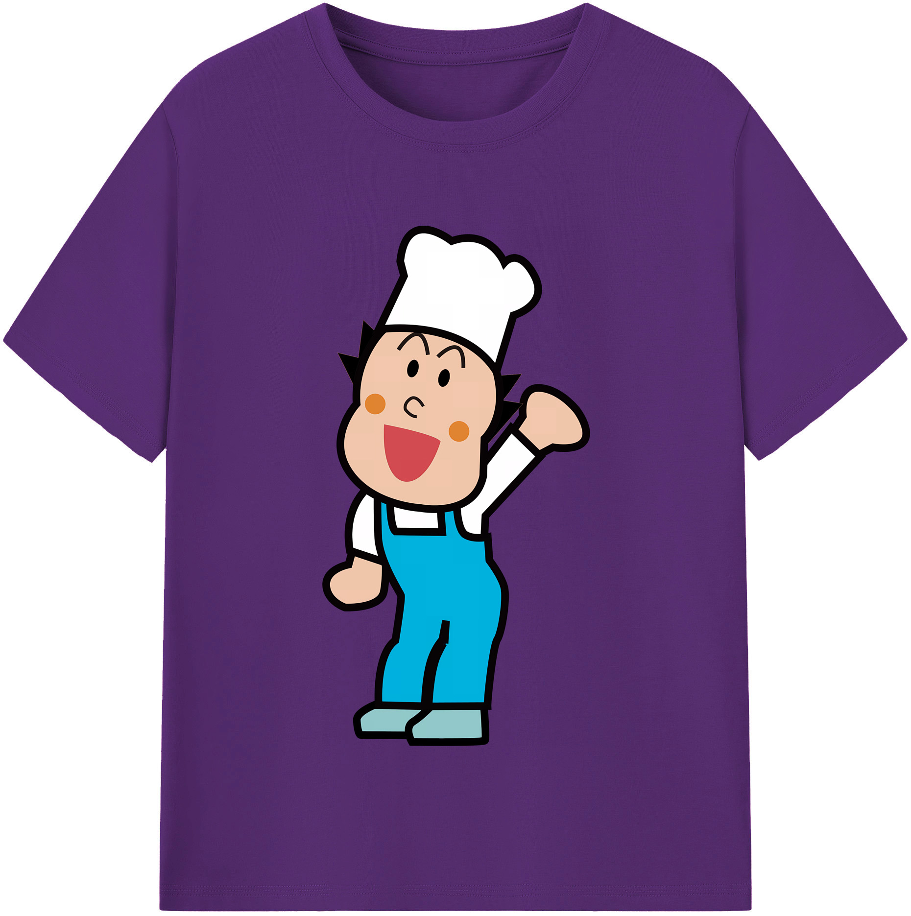 （画像用） アンパンマン Anpanman 綿100％半袖Tシャツ（フロントプリント）