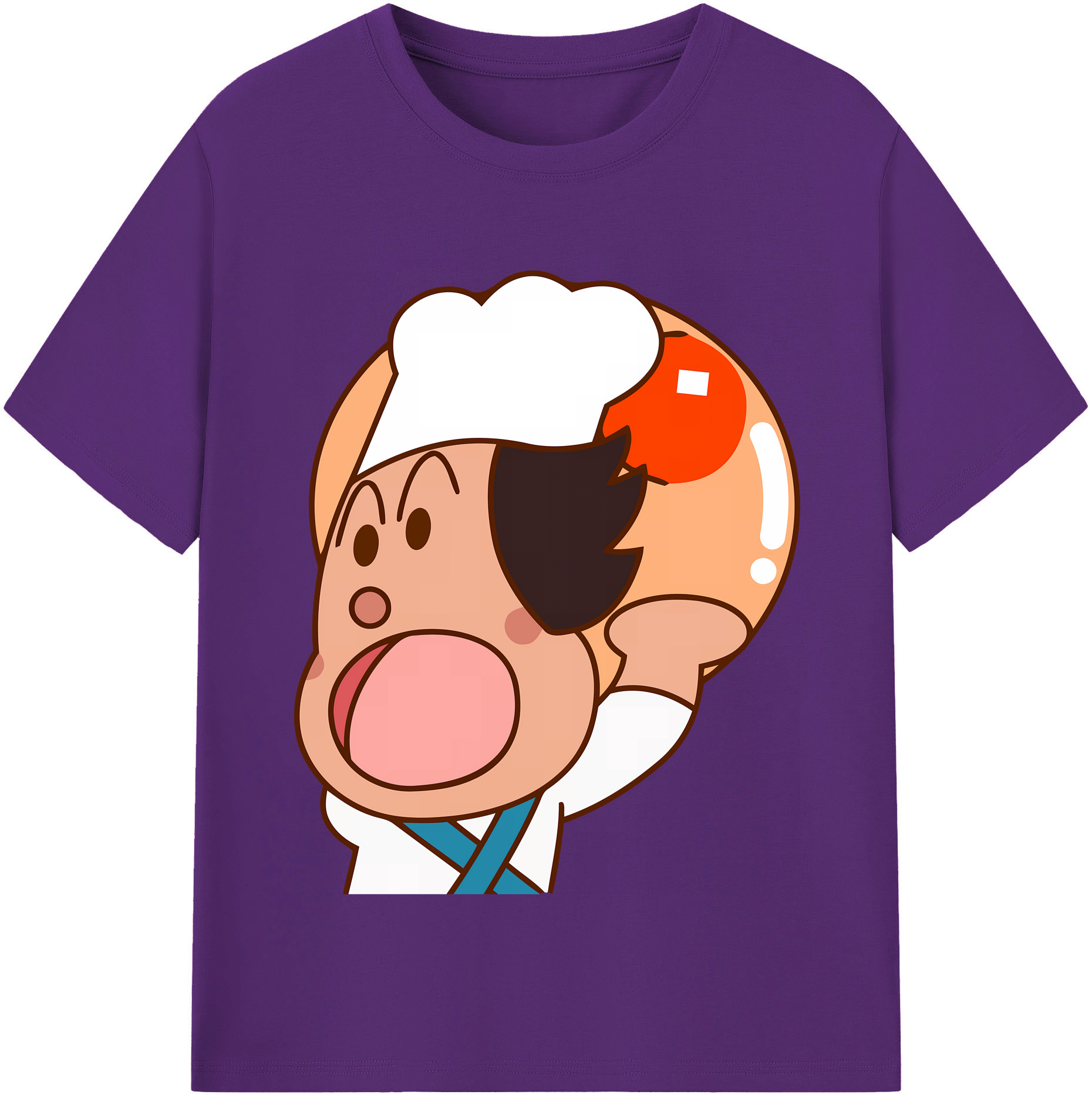 （画像用） アンパンマン Anpanman 綿100％半袖Tシャツ（フロントプリント）