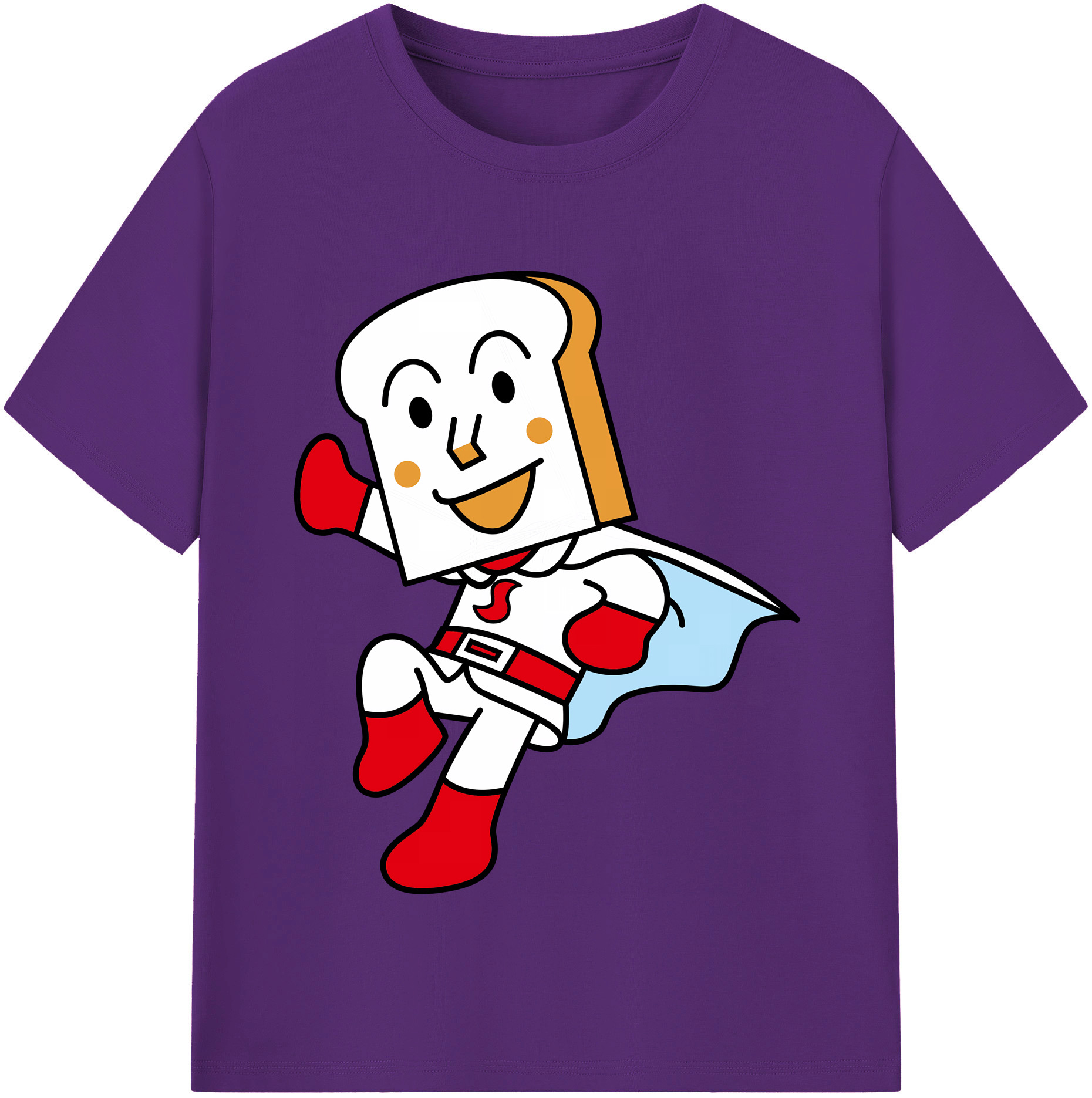 （画像用） アンパンマン Anpanman 綿100％半袖Tシャツ（フロントプリント）