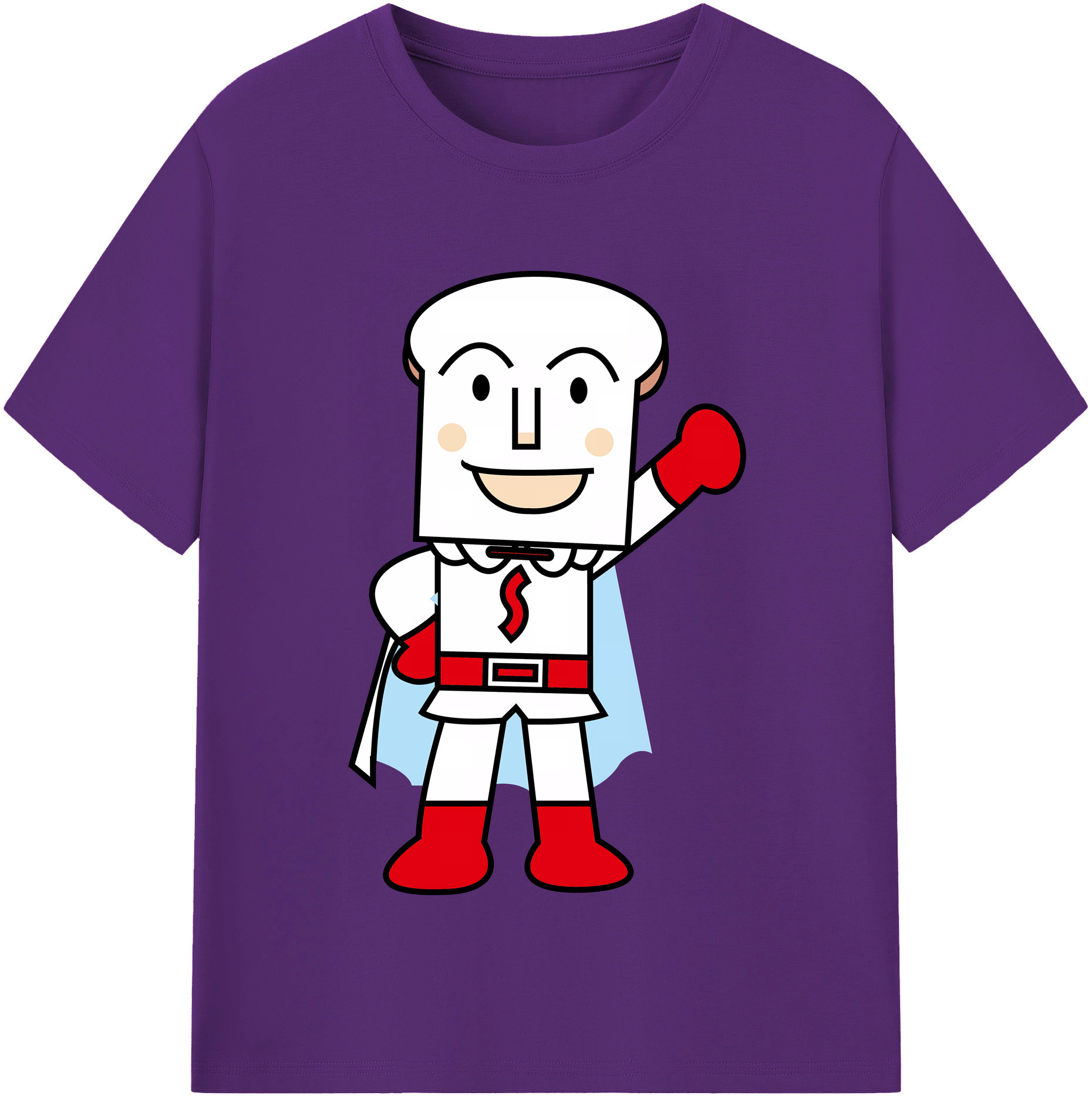 （画像用） アンパンマン Anpanman 綿100％半袖Tシャツ（フロントプリント）