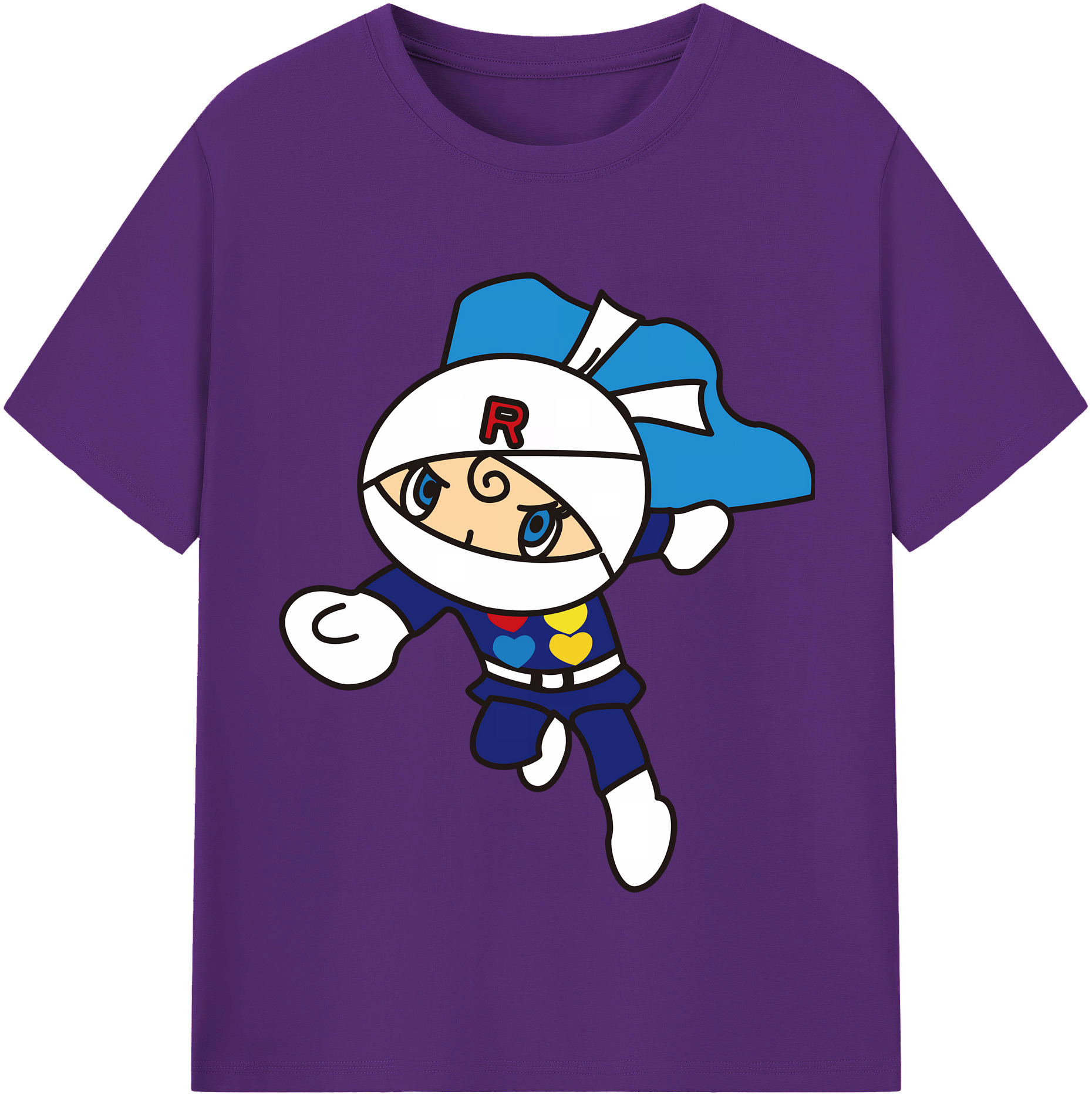 （画像用） アンパンマン Anpanman 綿100％半袖Tシャツ（フロントプリント）