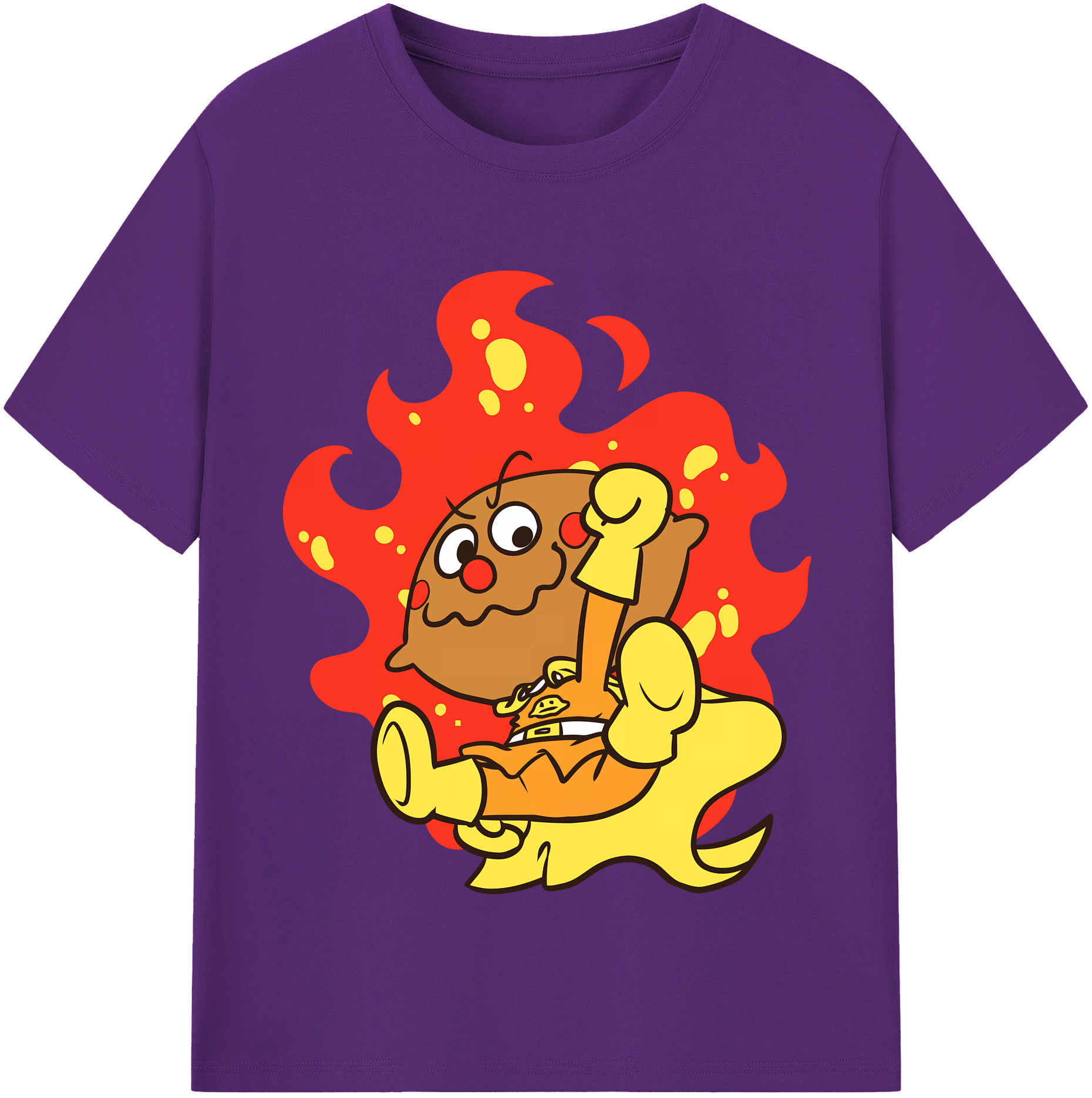（画像用） アンパンマン Anpanman 綿100％半袖Tシャツ（フロントプリント）