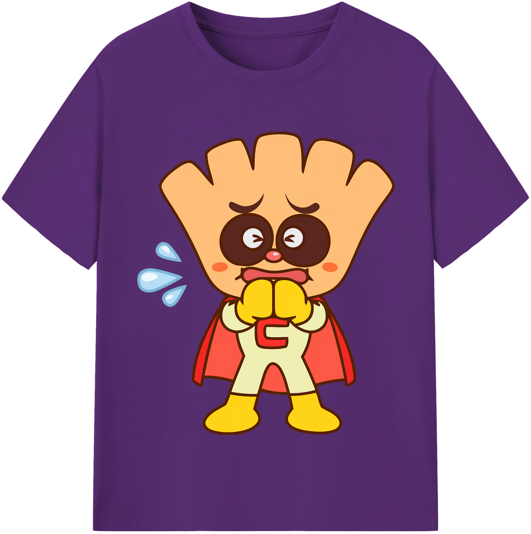 （画像用） アンパンマン Anpanman 綿100％半袖Tシャツ（フロントプリント）