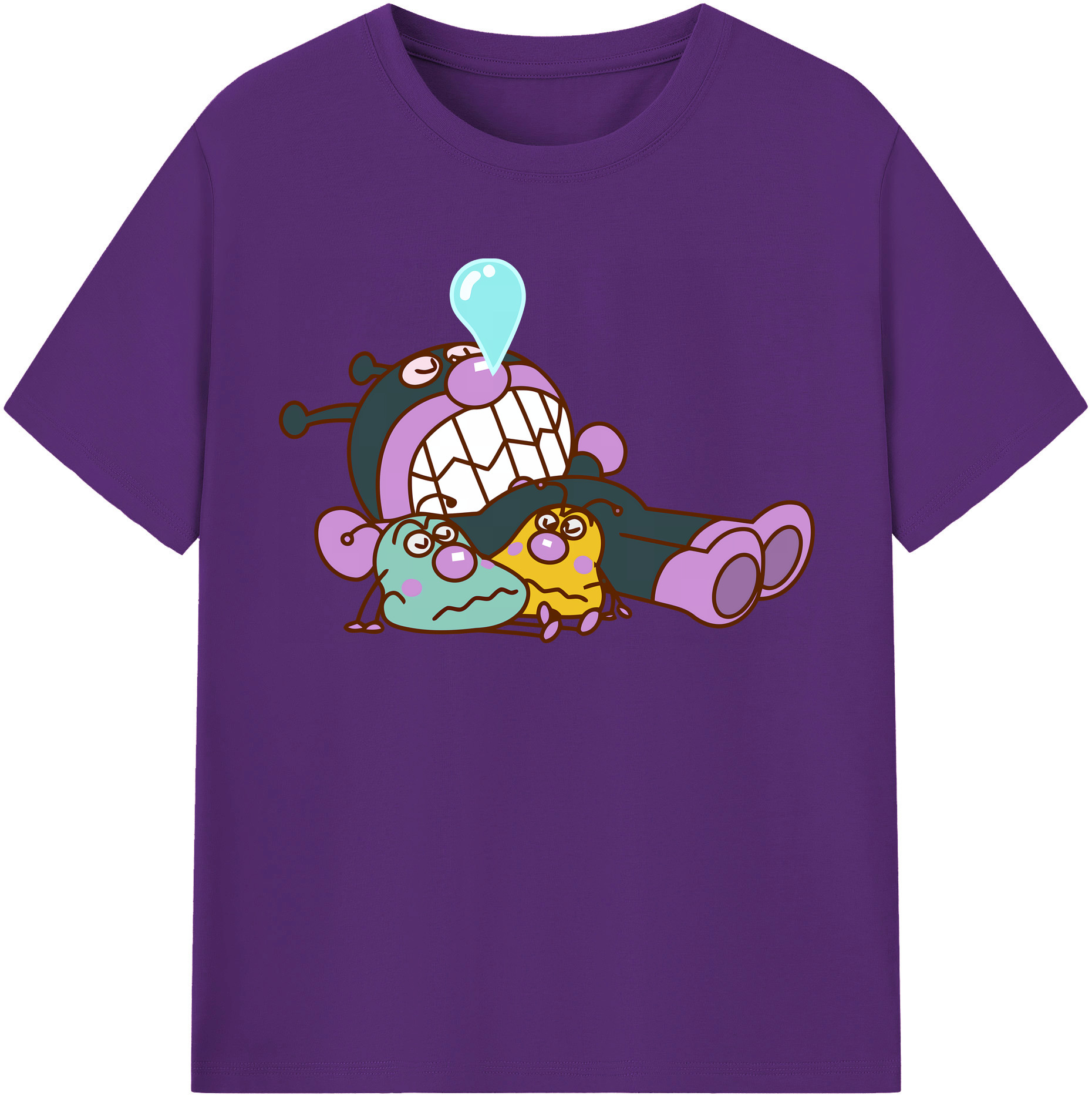 （画像用） アンパンマン Anpanman 綿100％半袖Tシャツ（フロントプリント）