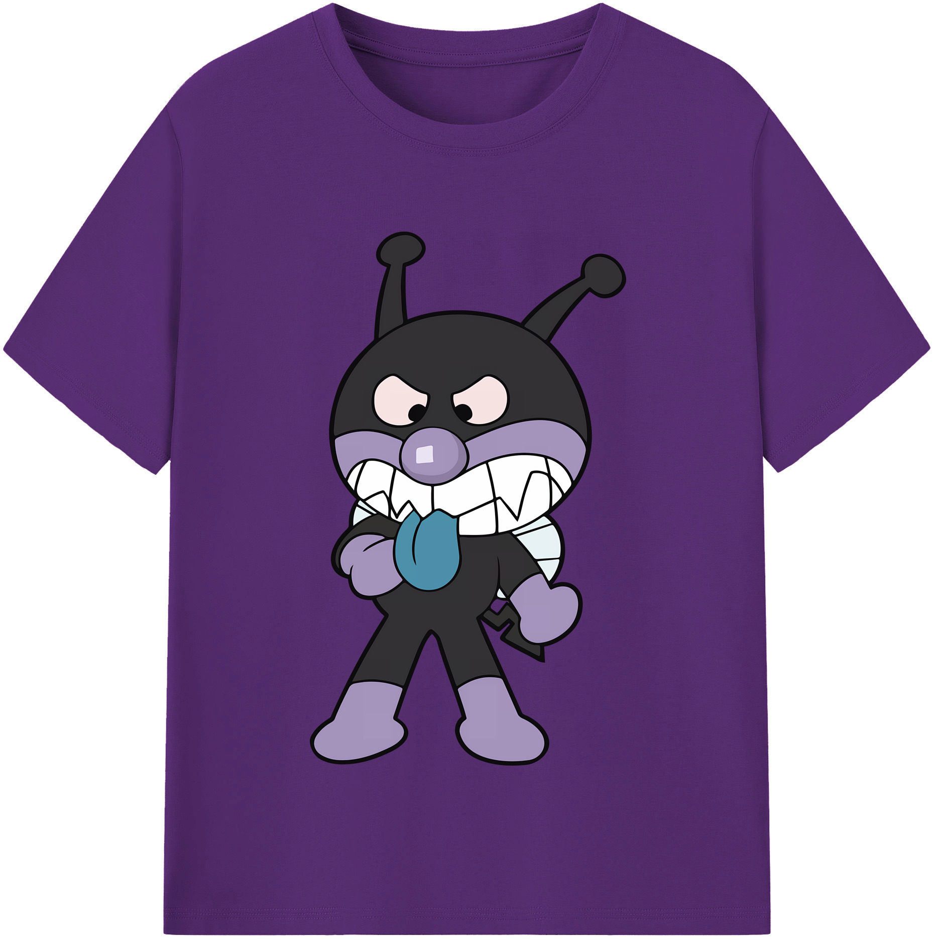 （画像用） アンパンマン Anpanman 綿100％半袖Tシャツ（フロントプリント）