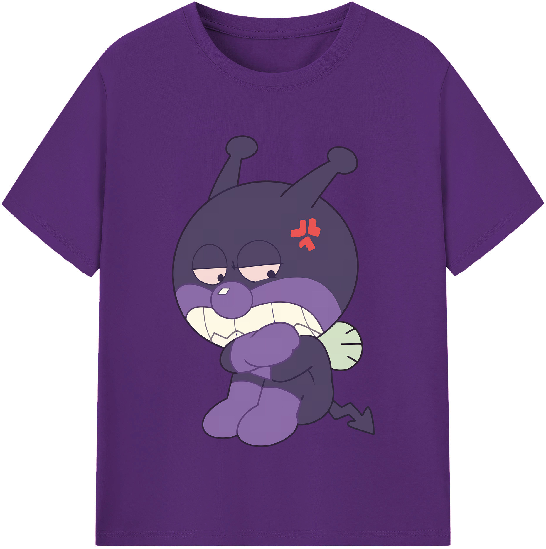 （画像用） アンパンマン Anpanman 綿100％半袖Tシャツ（フロントプリント）