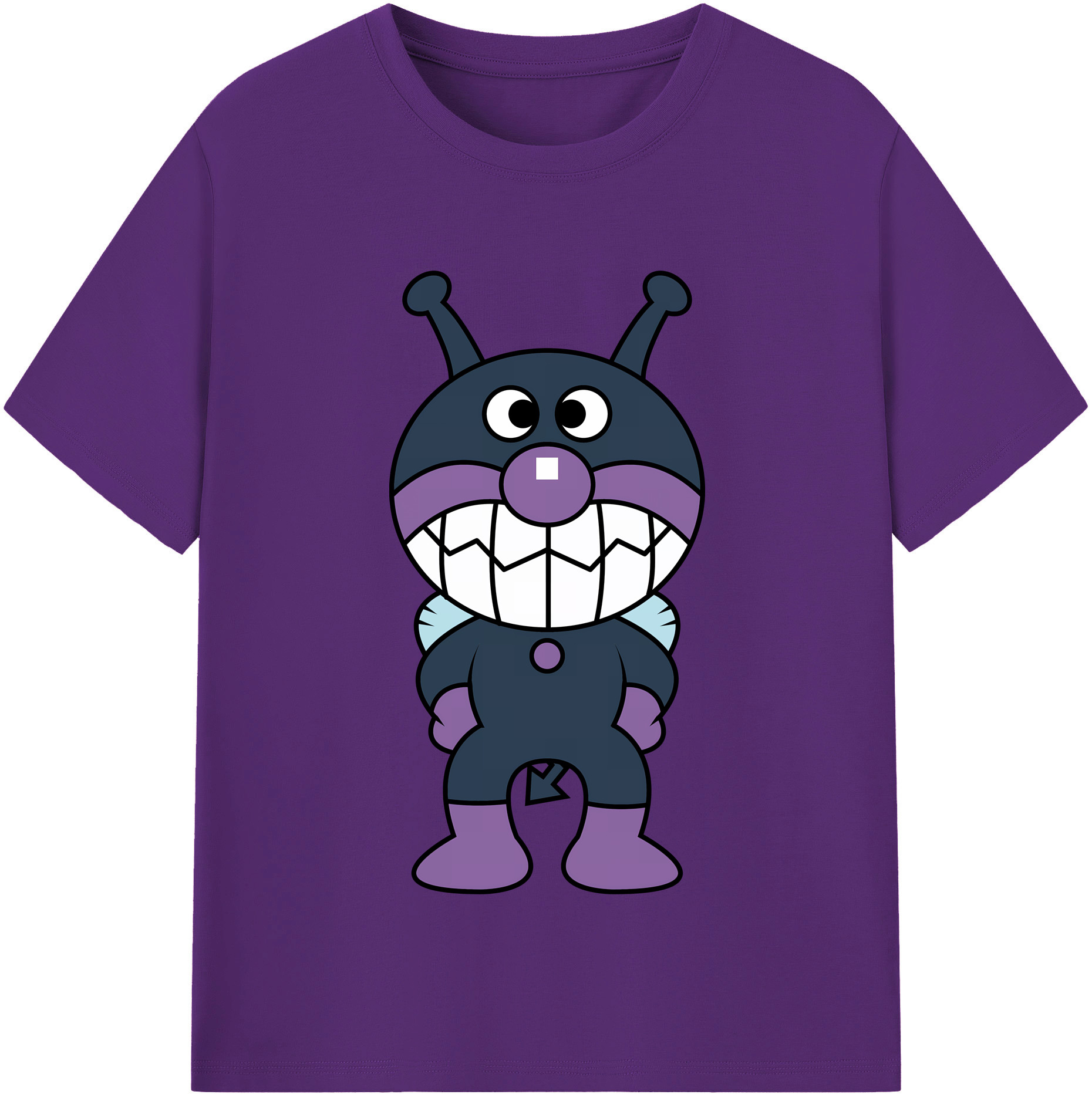 （画像用） アンパンマン Anpanman 綿100％半袖Tシャツ（フロントプリント）