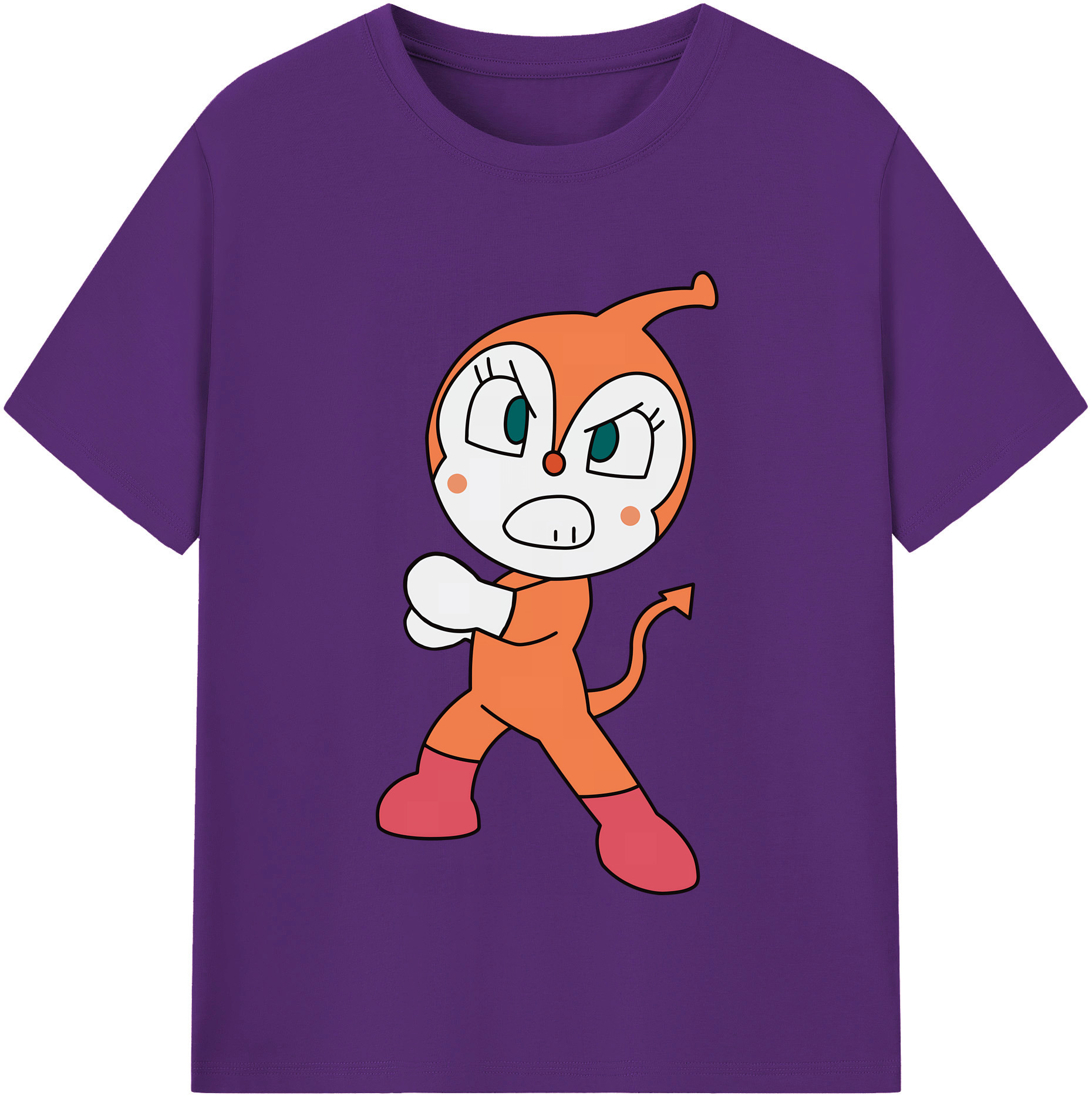 アンパンマン Anpanman 綿100％半袖Tシャツ（フロントプリント）