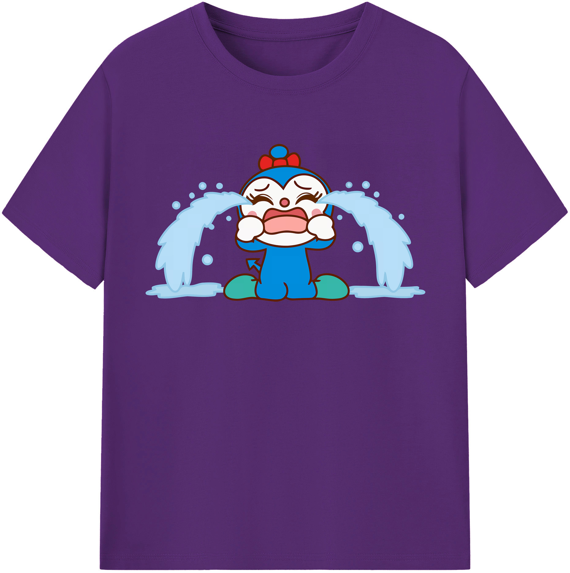 （画像用） アンパンマン Anpanman 綿100％半袖Tシャツ（フロントプリント）