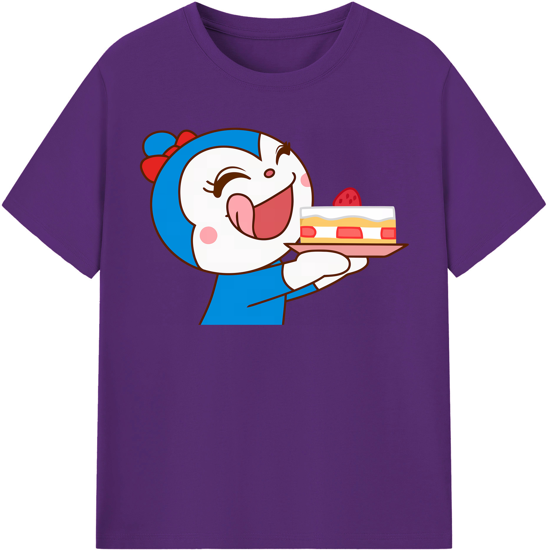 （画像用） アンパンマン Anpanman 綿100％半袖Tシャツ（フロントプリント）