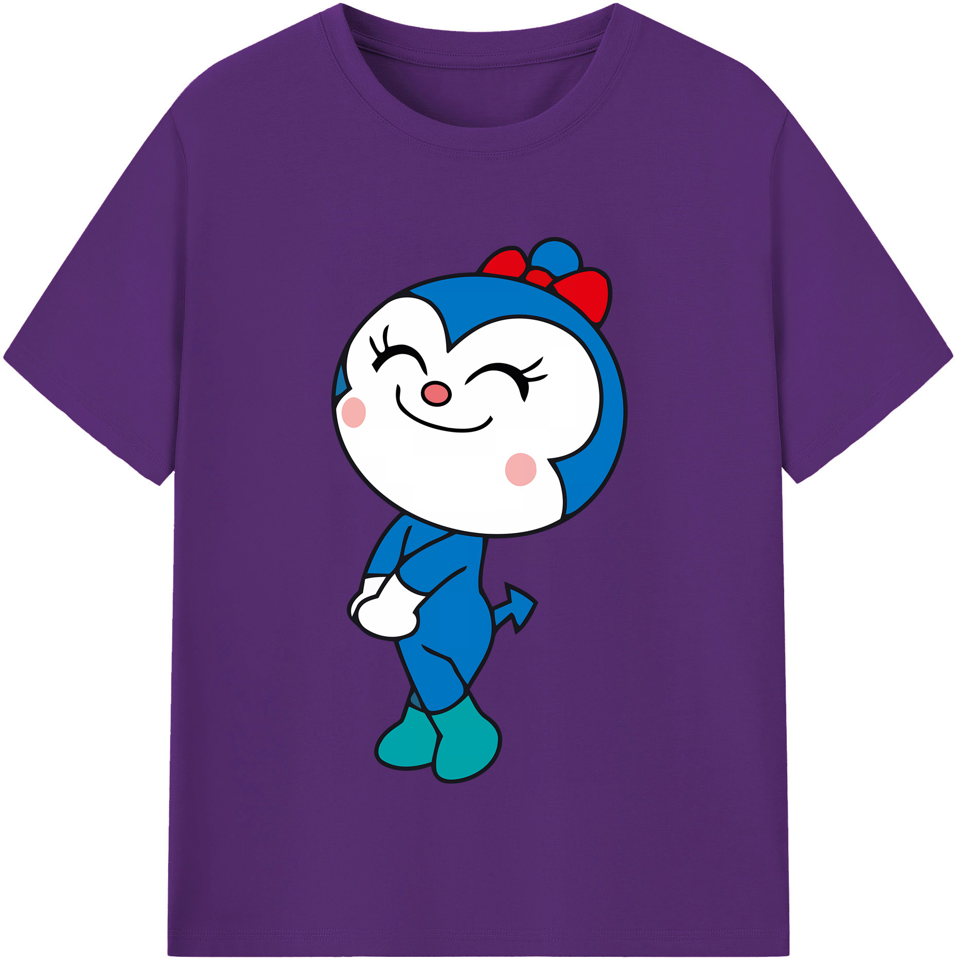 （画像用） アンパンマン Anpanman 綿100％半袖Tシャツ（フロントプリント）