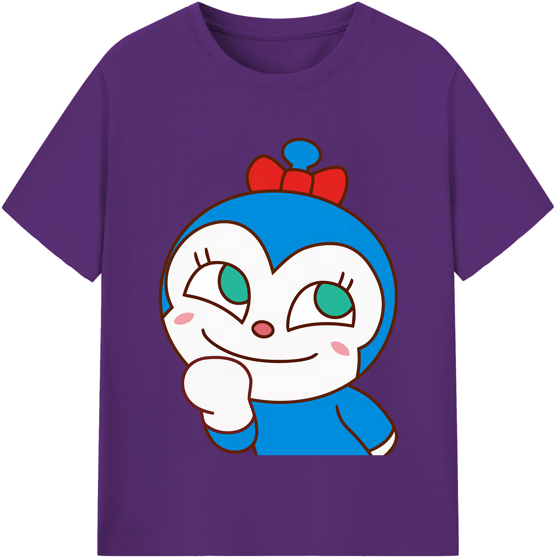 （画像用） アンパンマン Anpanman 綿100％半袖Tシャツ（フロントプリント）