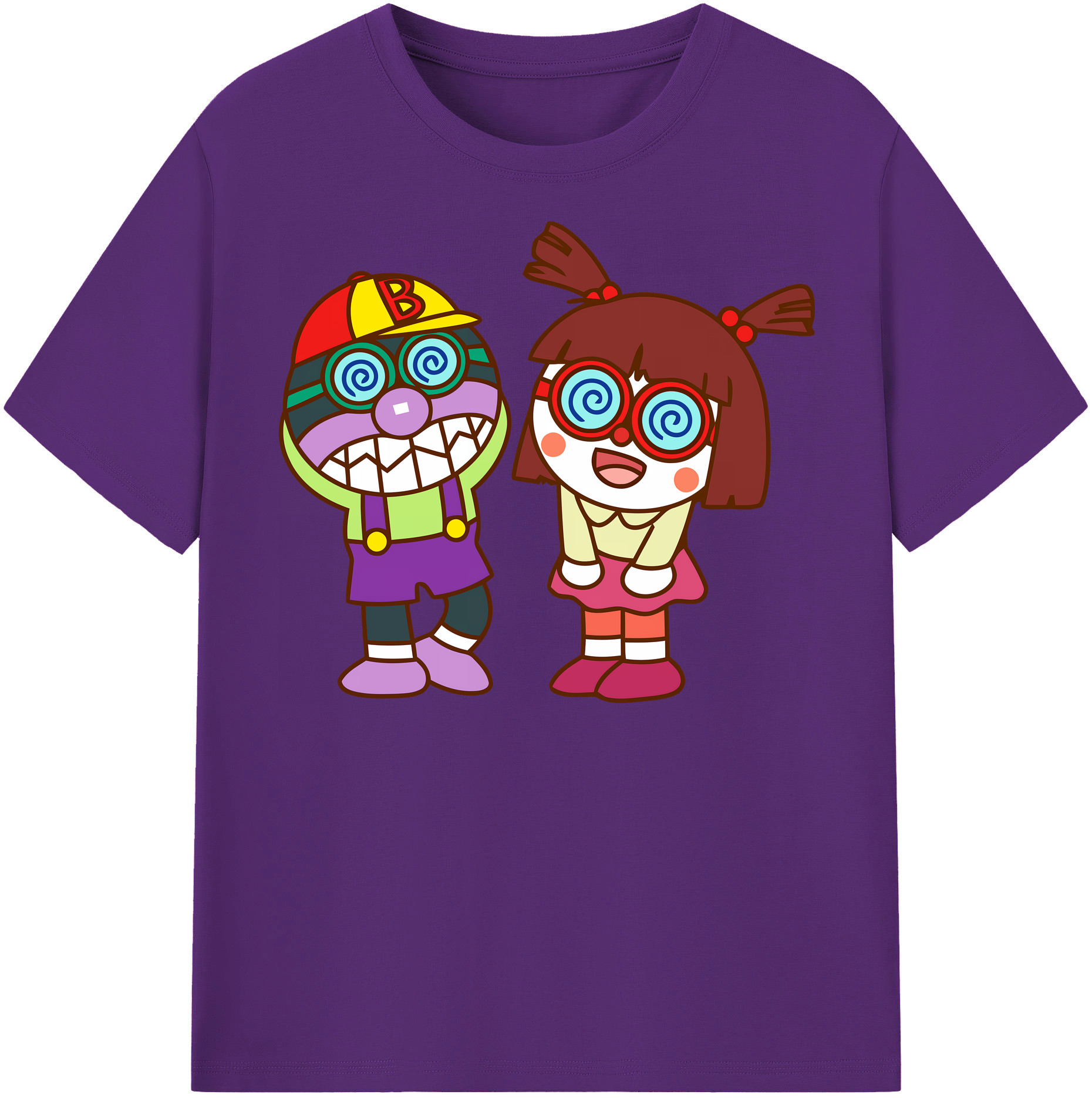 （画像用） アンパンマン Anpanman 綿100％半袖Tシャツ（フロントプリント）