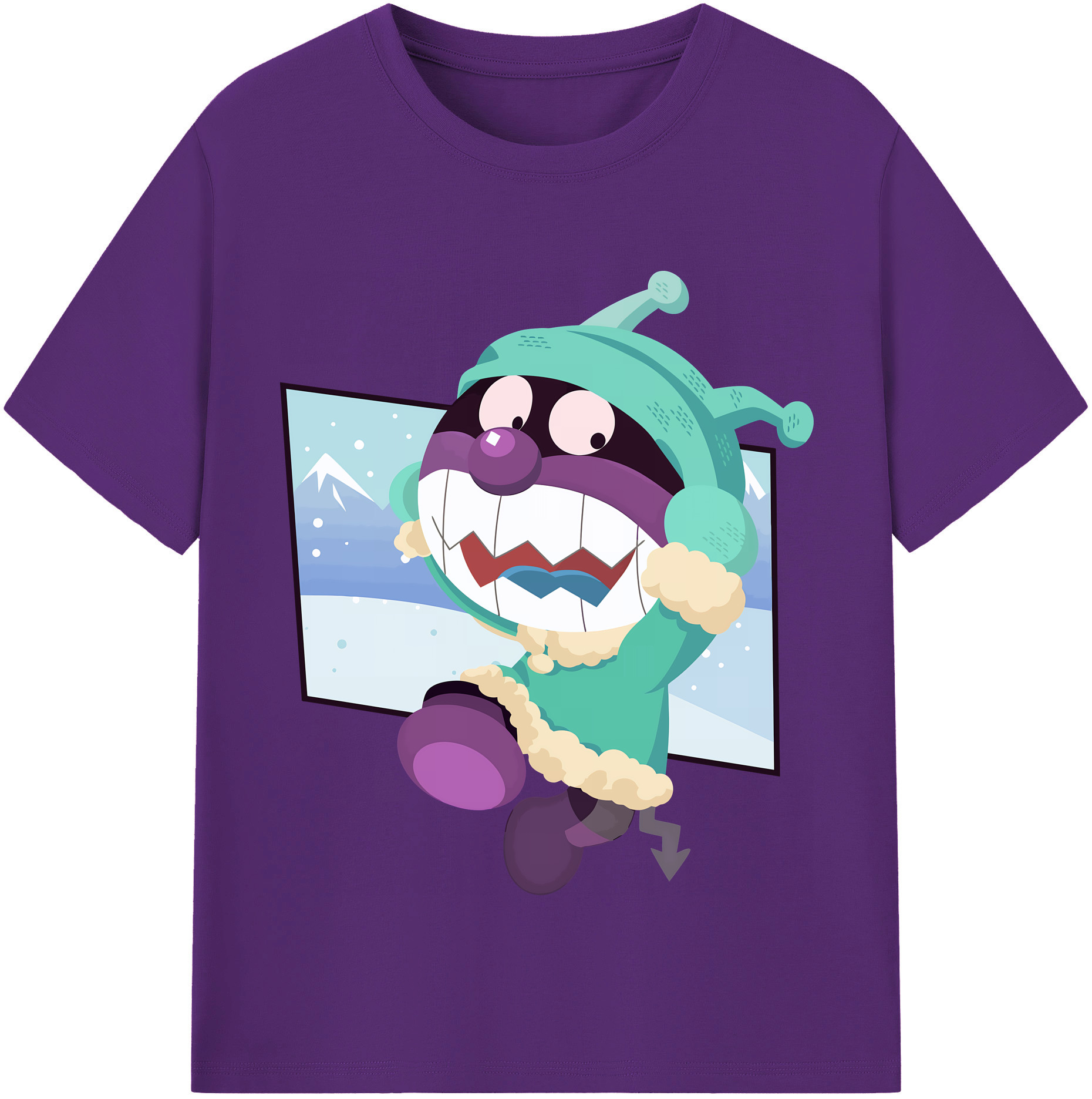 （画像用） アンパンマン Anpanman 綿100％半袖Tシャツ（フロントプリント）