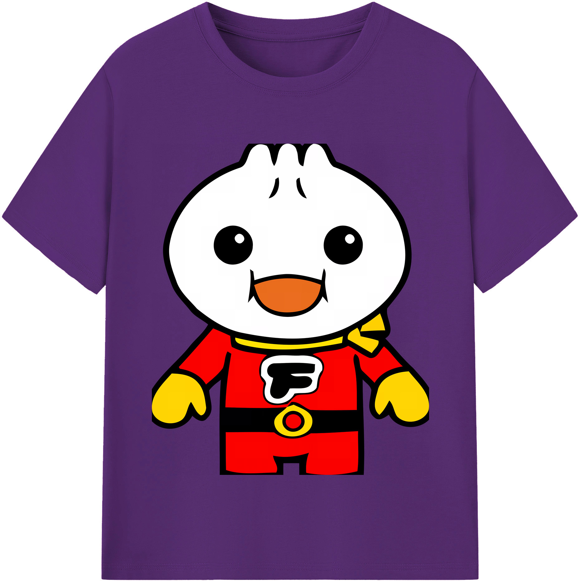 （画像用） アンパンマン Anpanman 綿100％半袖Tシャツ（フロントプリント）