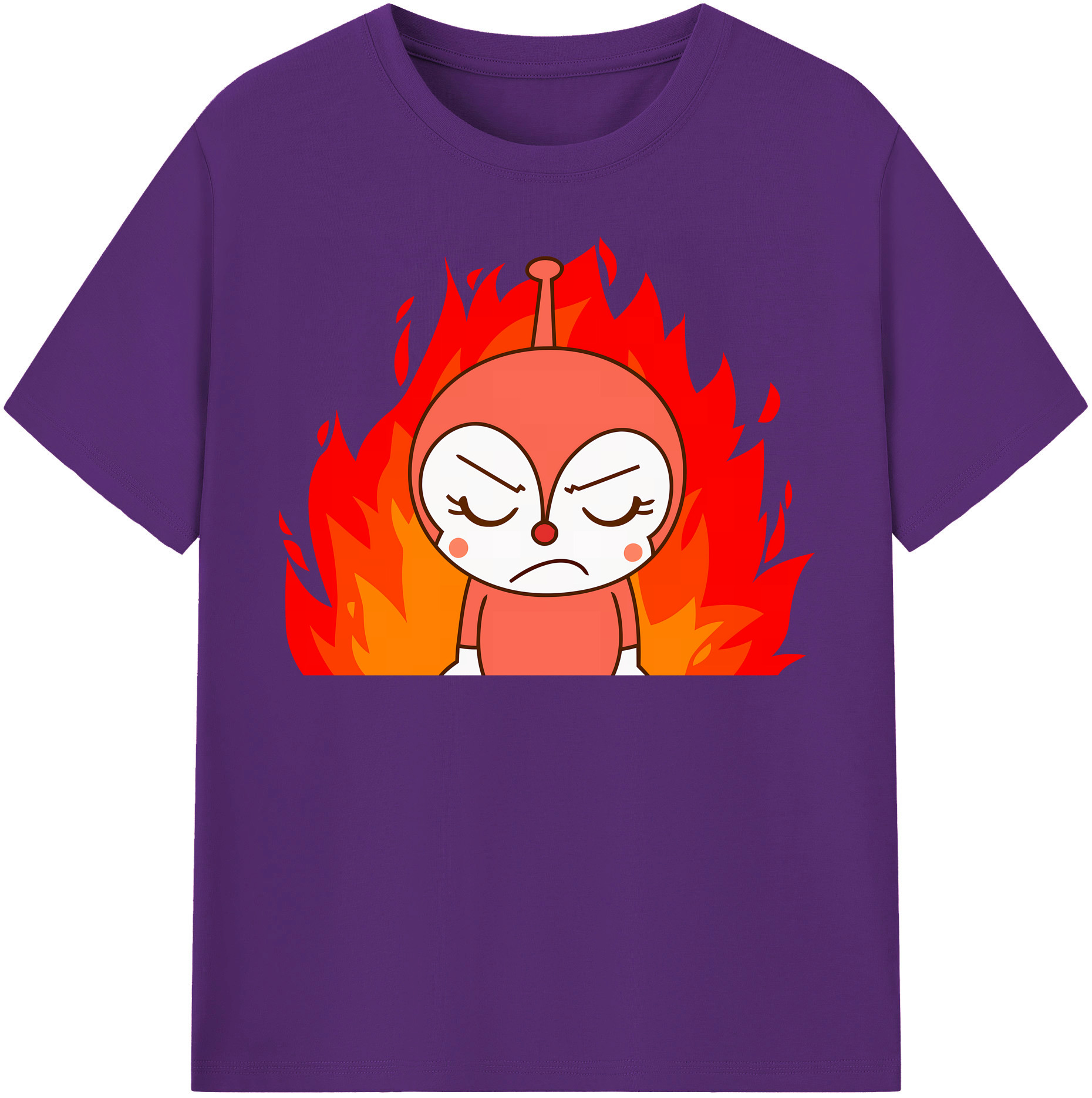 （画像用） アンパンマン Anpanman 綿100％半袖Tシャツ（フロントプリント）
