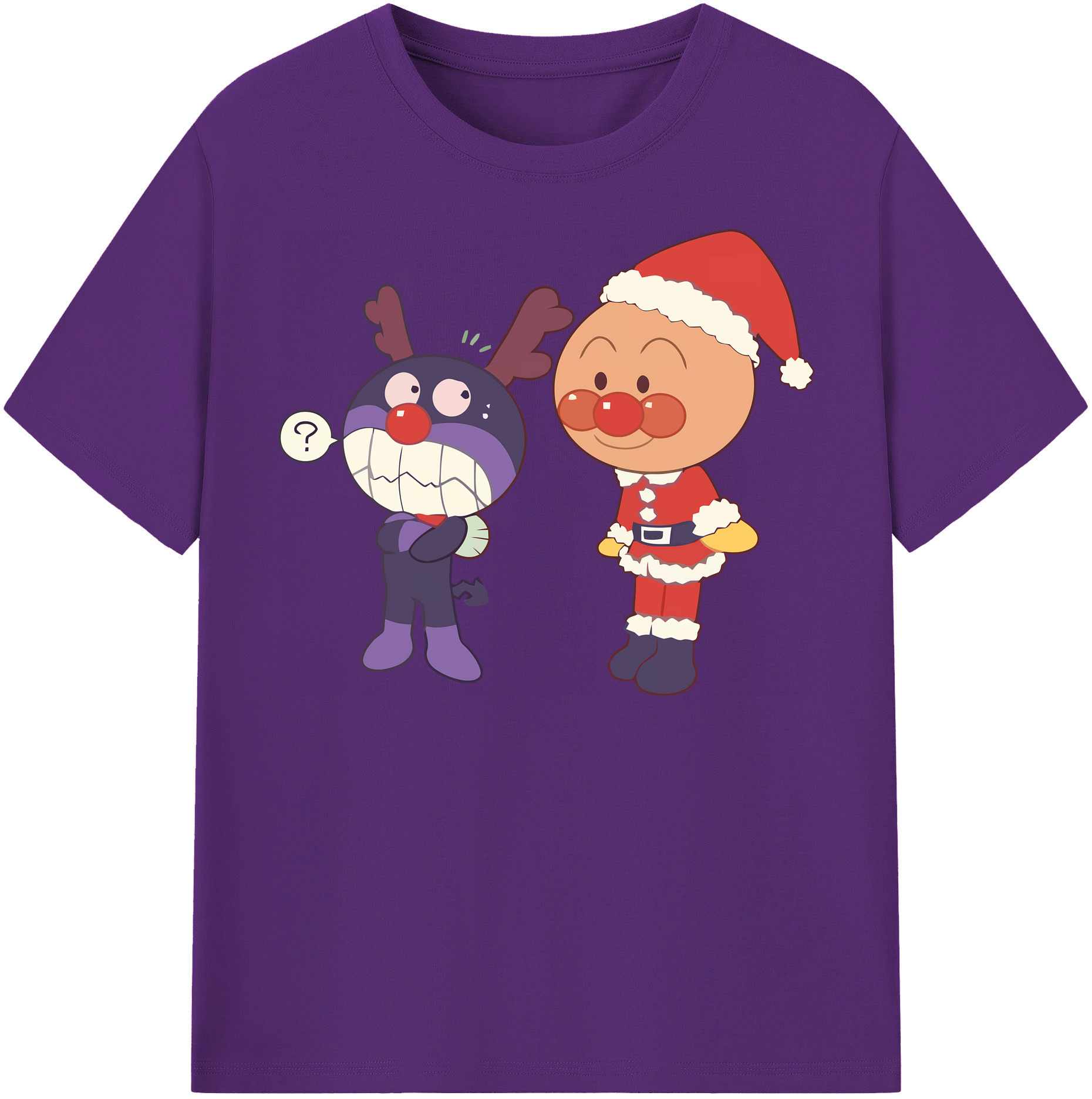（画像用） アンパンマン Anpanman 綿100％半袖Tシャツ（フロントプリント）