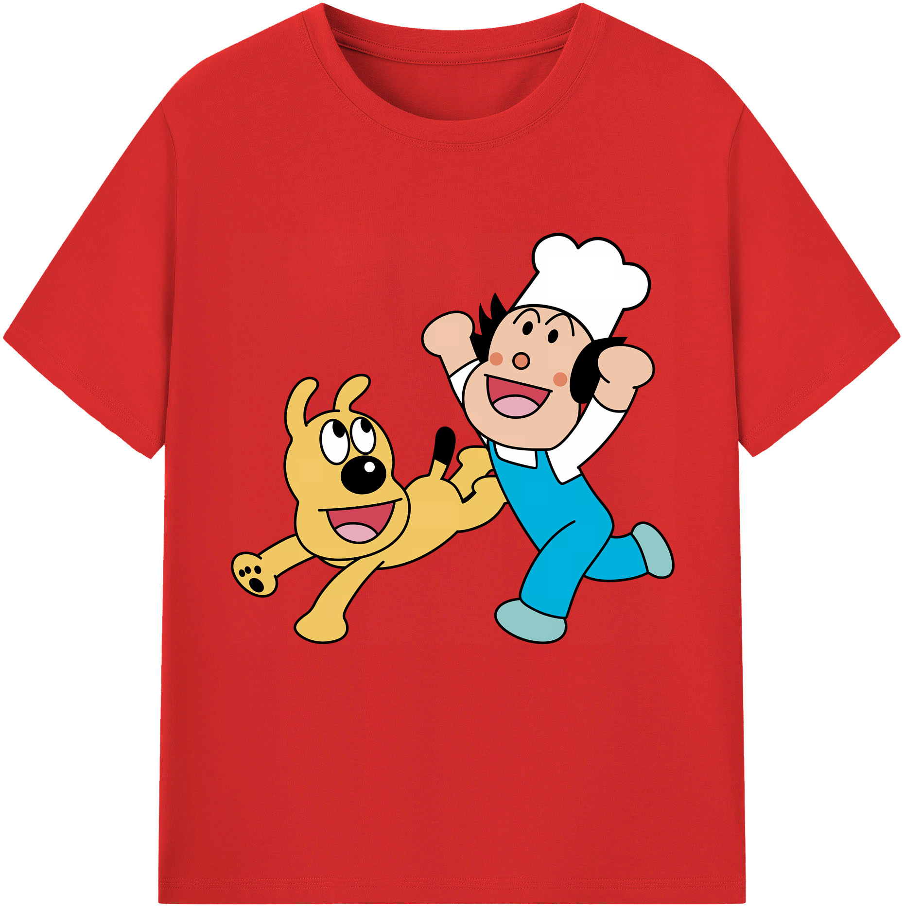 （画像用） アンパンマン Anpanman 綿100％半袖Tシャツ（フロントプリント）