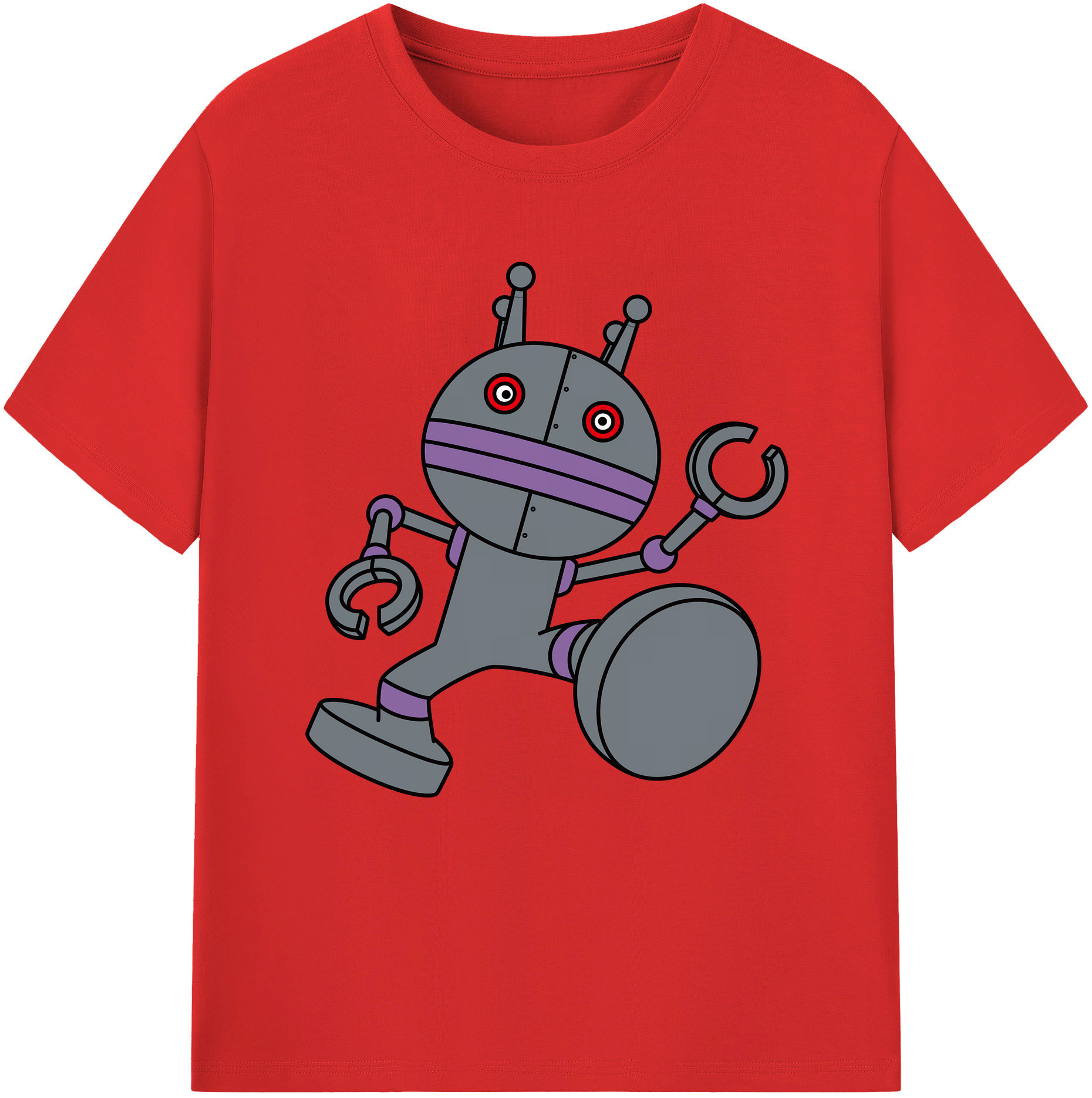 （画像用） アンパンマン Anpanman 綿100％半袖Tシャツ（フロントプリント）