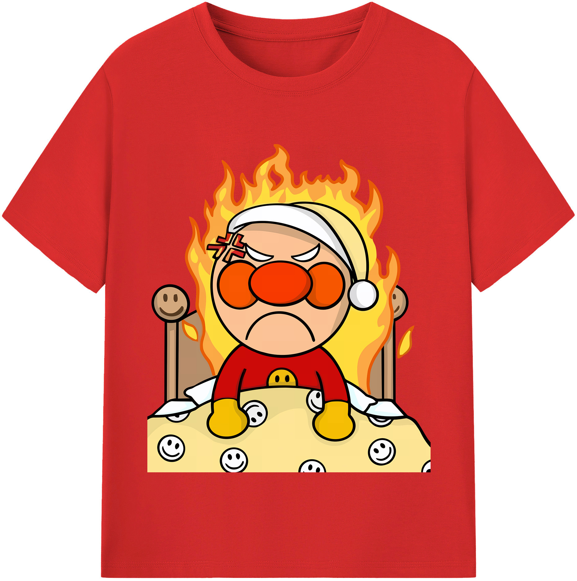 （画像用） アンパンマン Anpanman 綿100％半袖Tシャツ（フロントプリント）