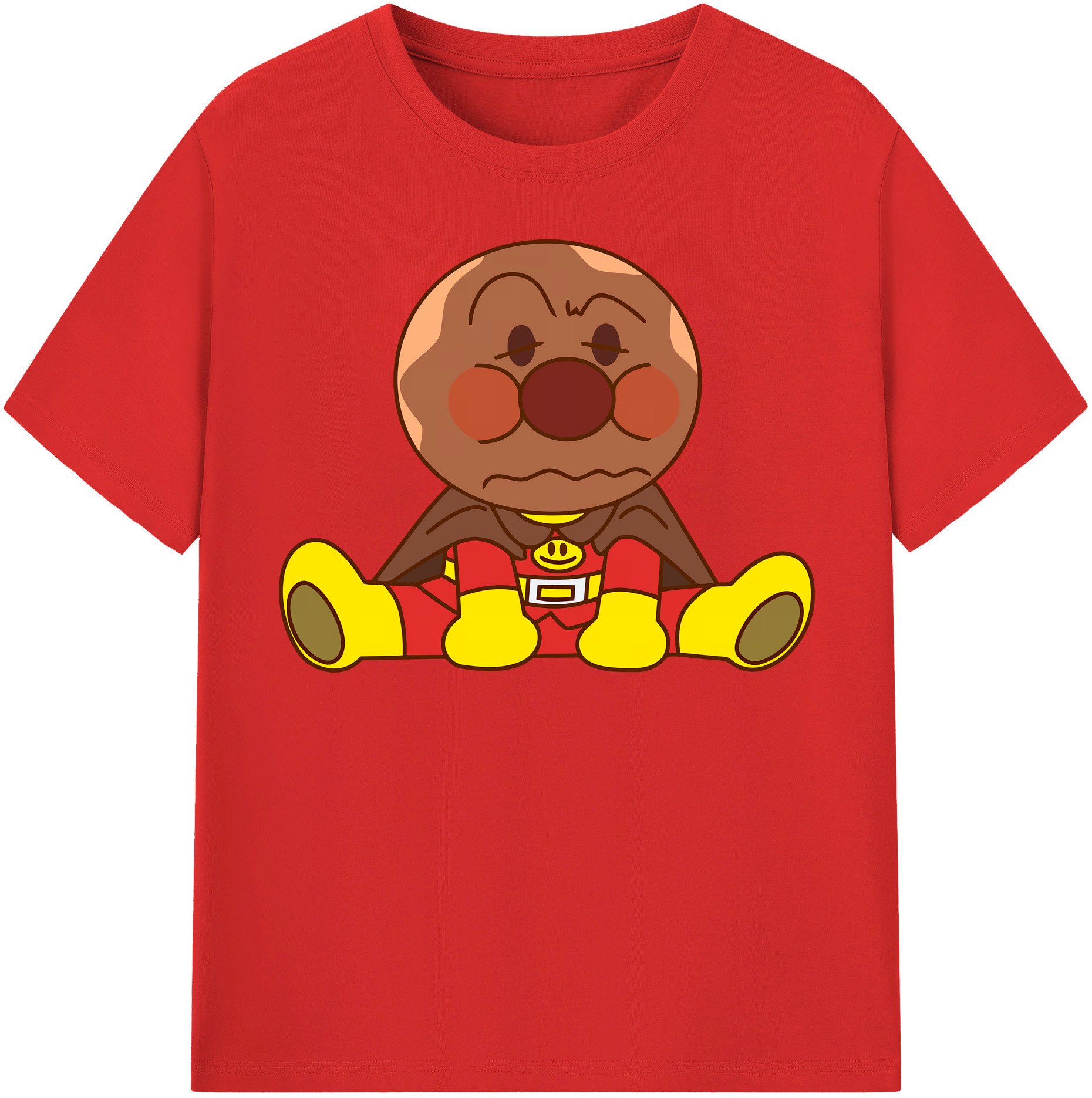 （画像用） アンパンマン Anpanman 綿100％半袖Tシャツ（フロントプリント）