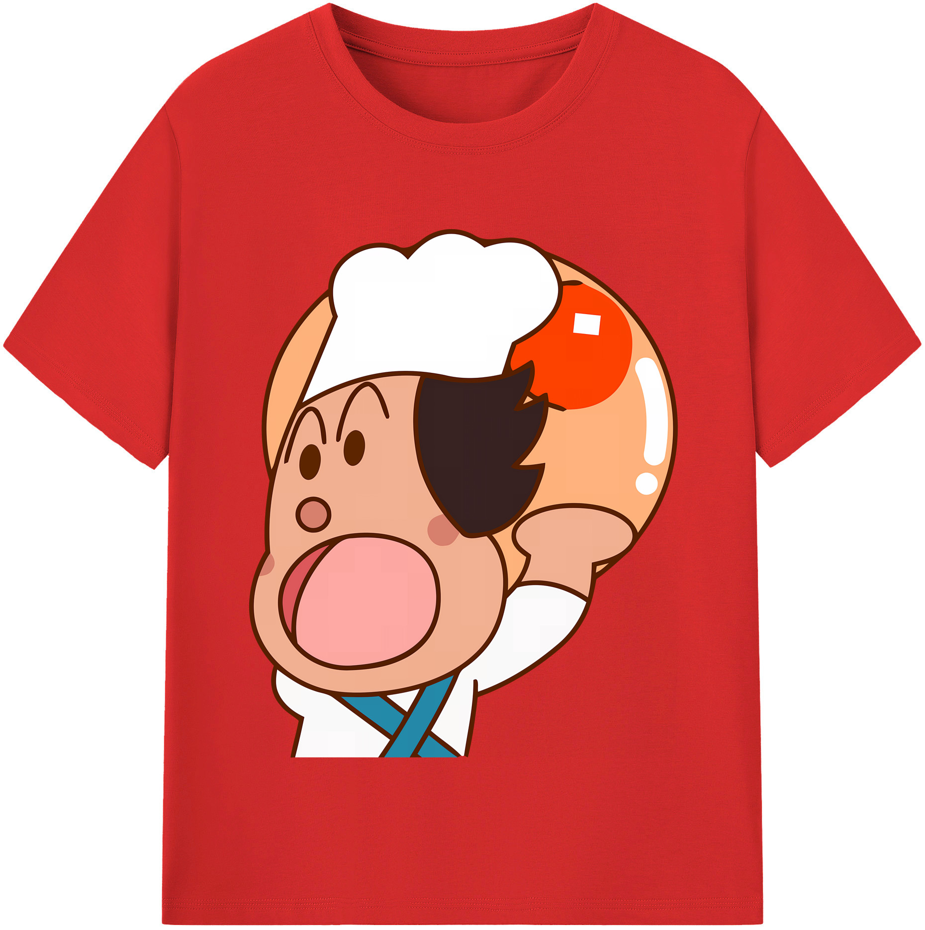 （画像用） アンパンマン Anpanman 綿100％半袖Tシャツ（フロントプリント）