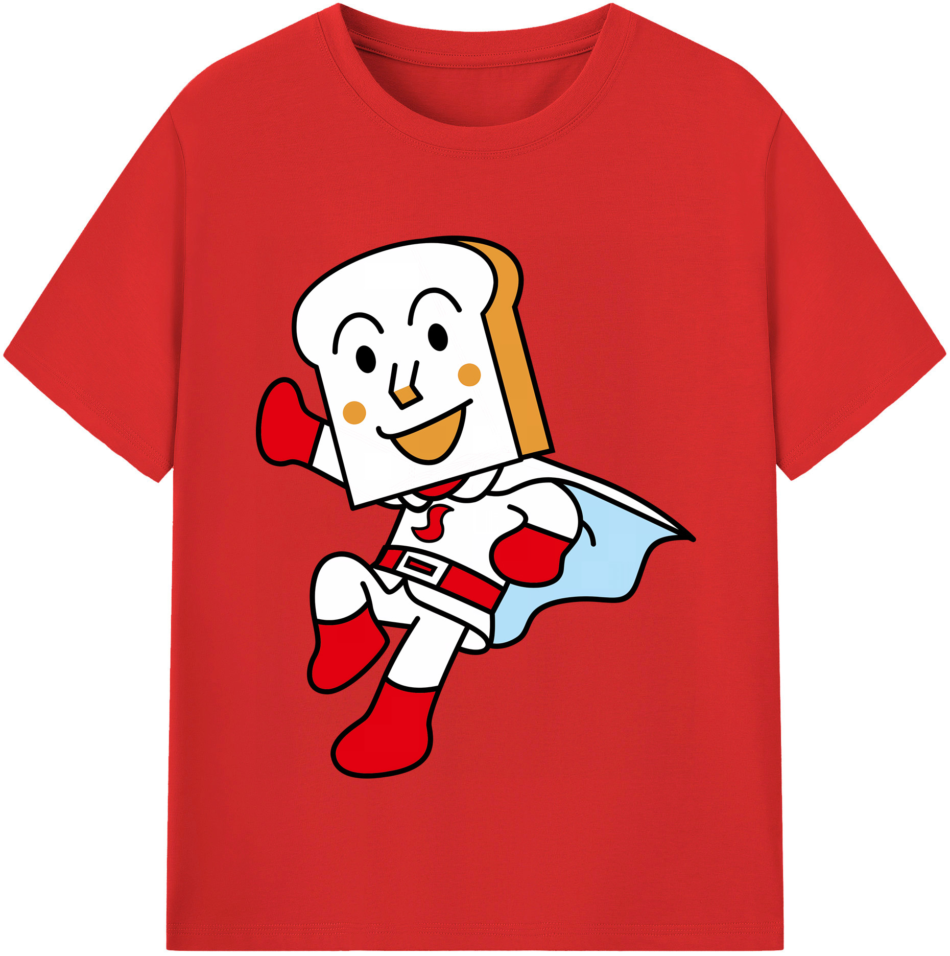 （画像用） アンパンマン Anpanman 綿100％半袖Tシャツ（フロントプリント）