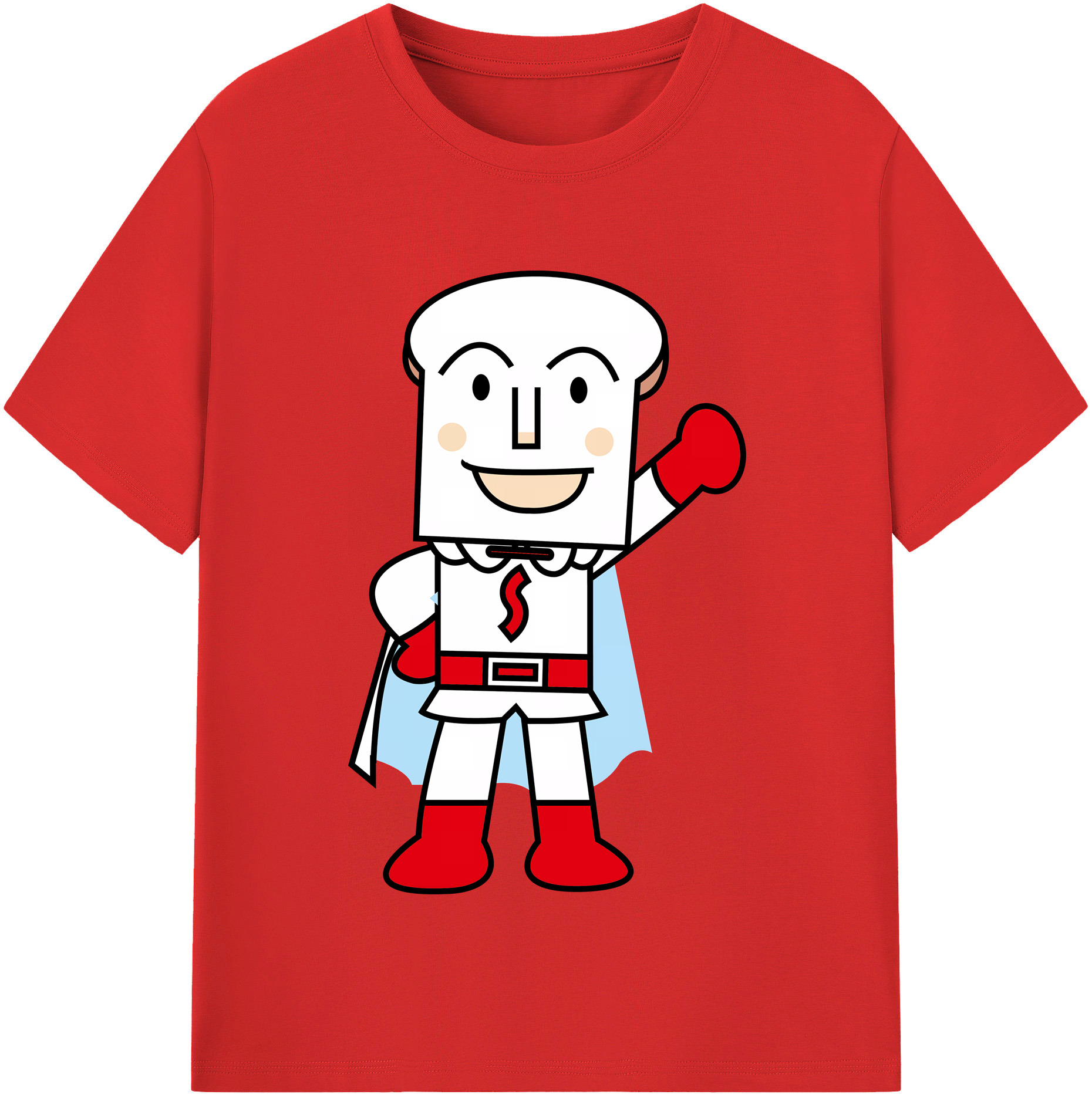 （画像用） アンパンマン Anpanman 綿100％半袖Tシャツ（フロントプリント）