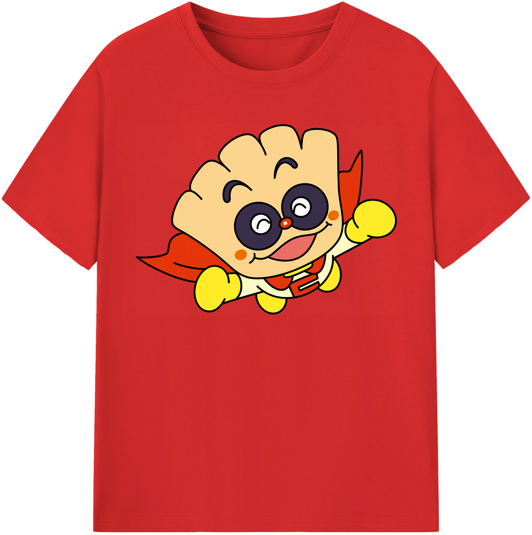 （画像用） アンパンマン Anpanman 綿100％半袖Tシャツ（フロントプリント）