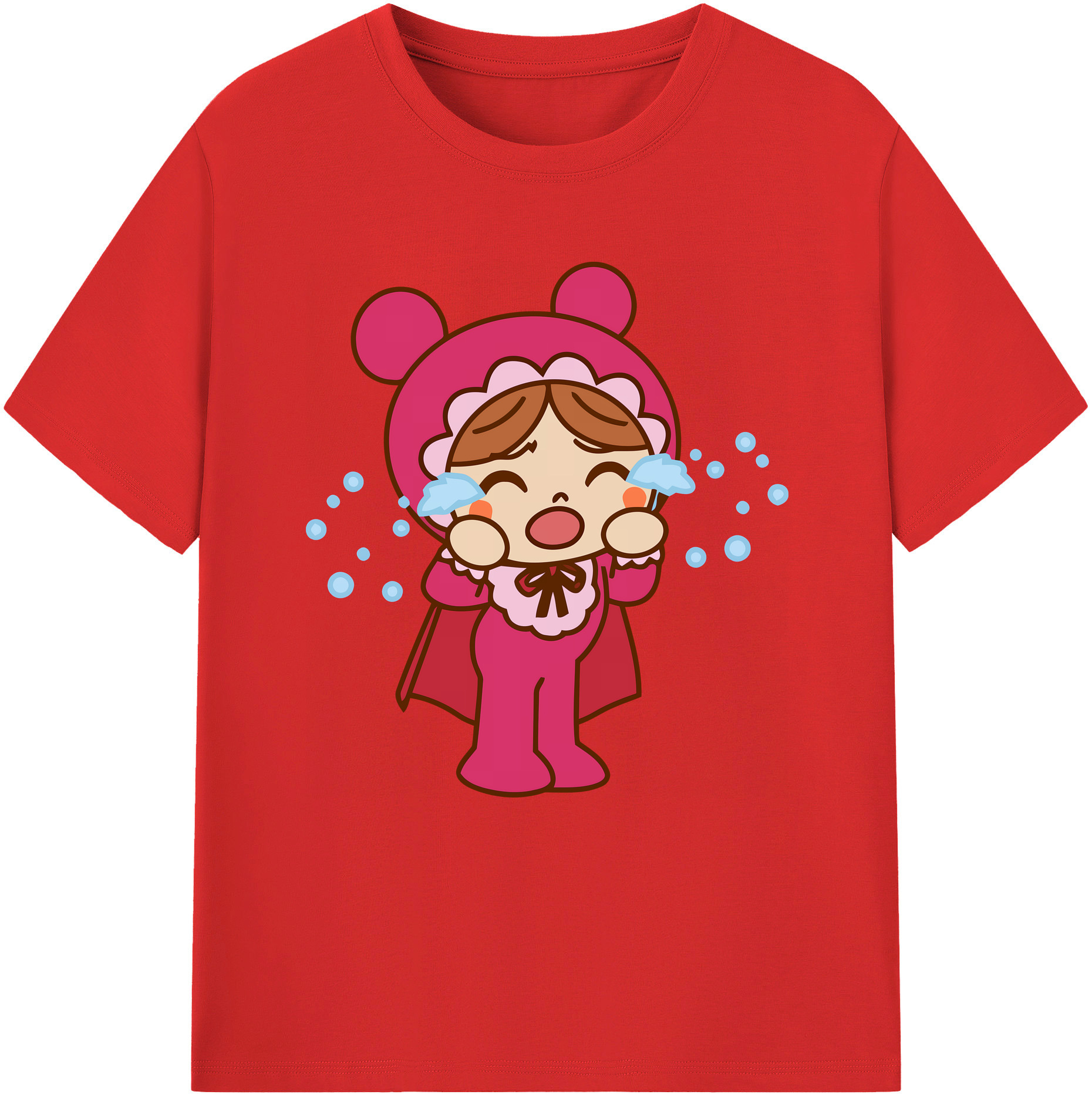（画像用） アンパンマン Anpanman 綿100％半袖Tシャツ（フロントプリント）