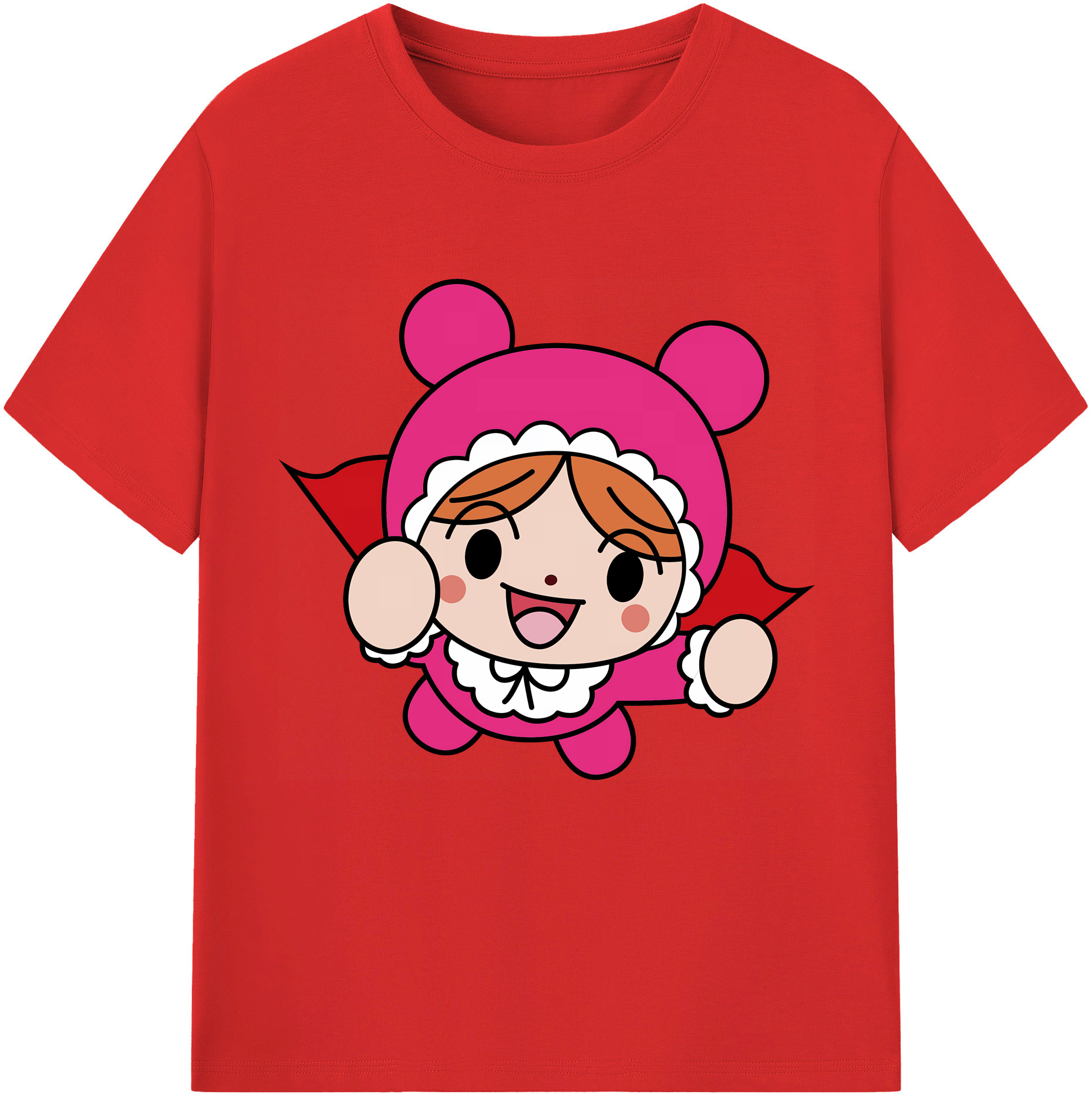 （画像用） アンパンマン Anpanman 綿100％半袖Tシャツ（フロントプリント）