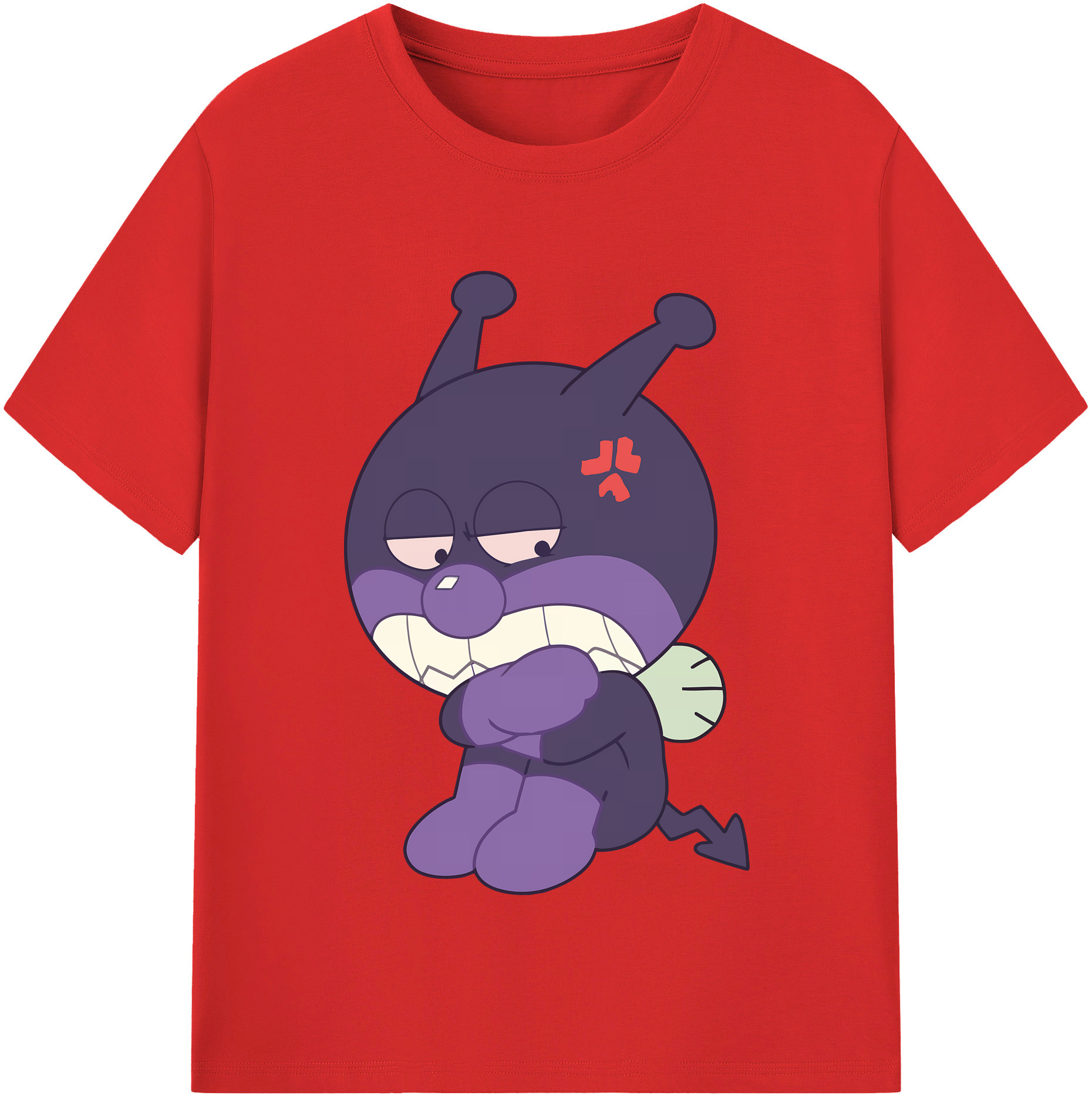 （画像用） アンパンマン Anpanman 綿100％半袖Tシャツ（フロントプリント）