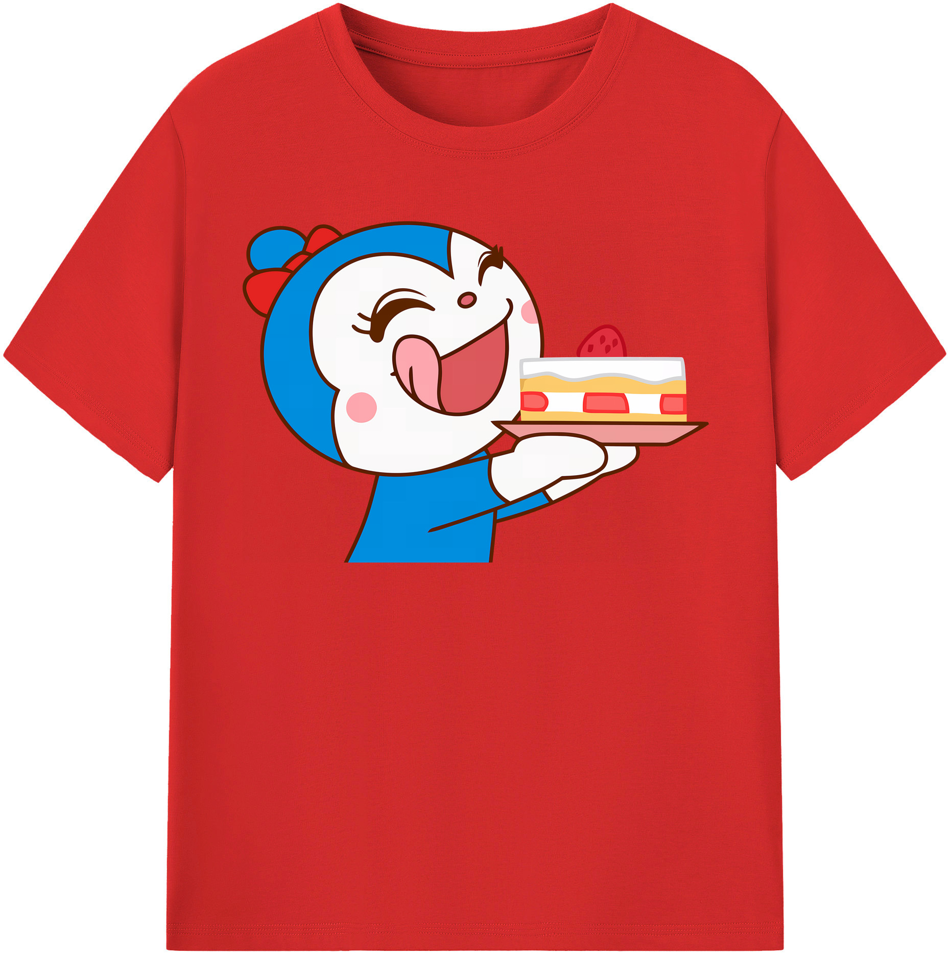 （画像用） アンパンマン Anpanman 綿100％半袖Tシャツ（フロントプリント）
