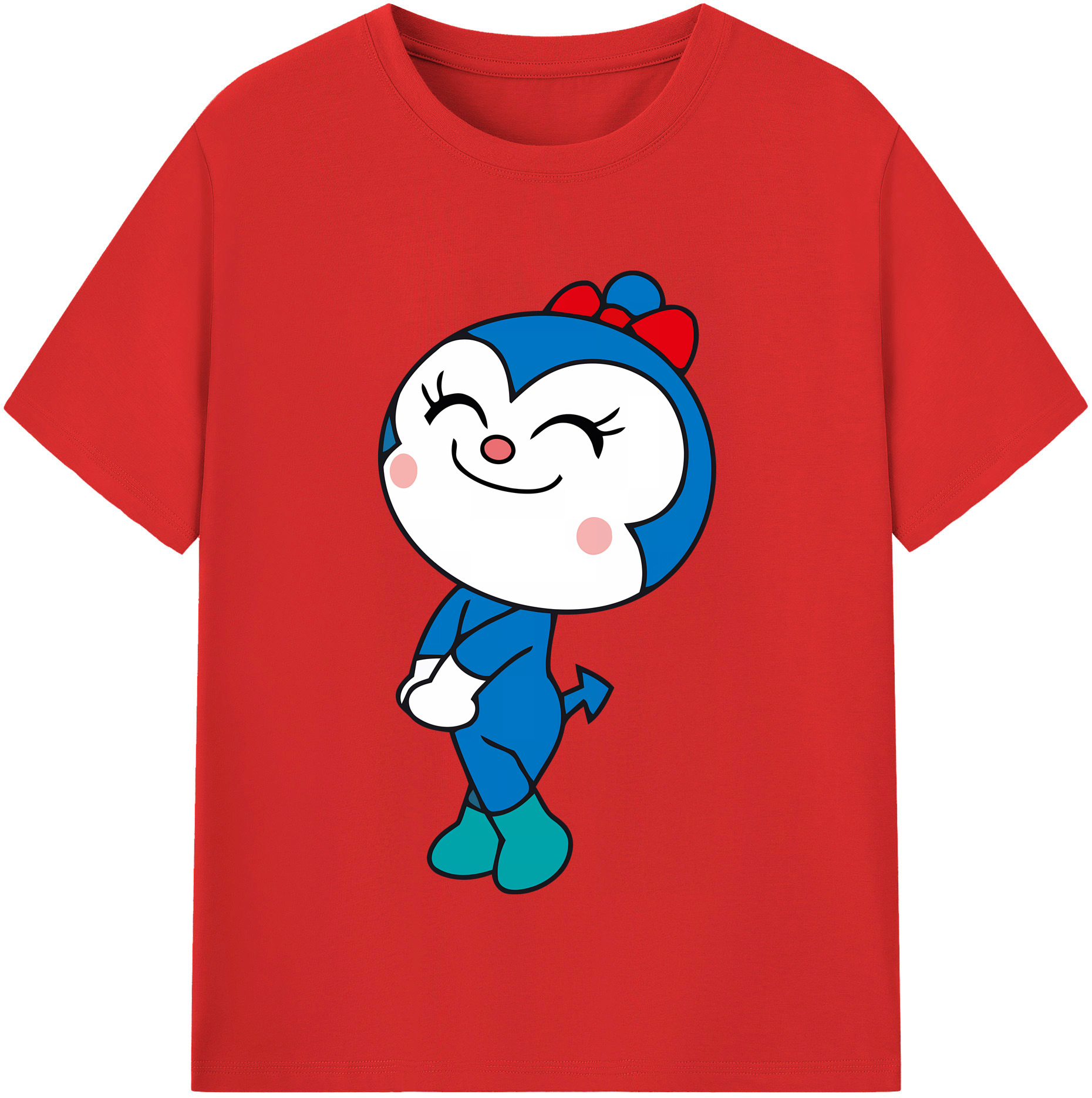（画像用） アンパンマン Anpanman 綿100％半袖Tシャツ（フロントプリント）