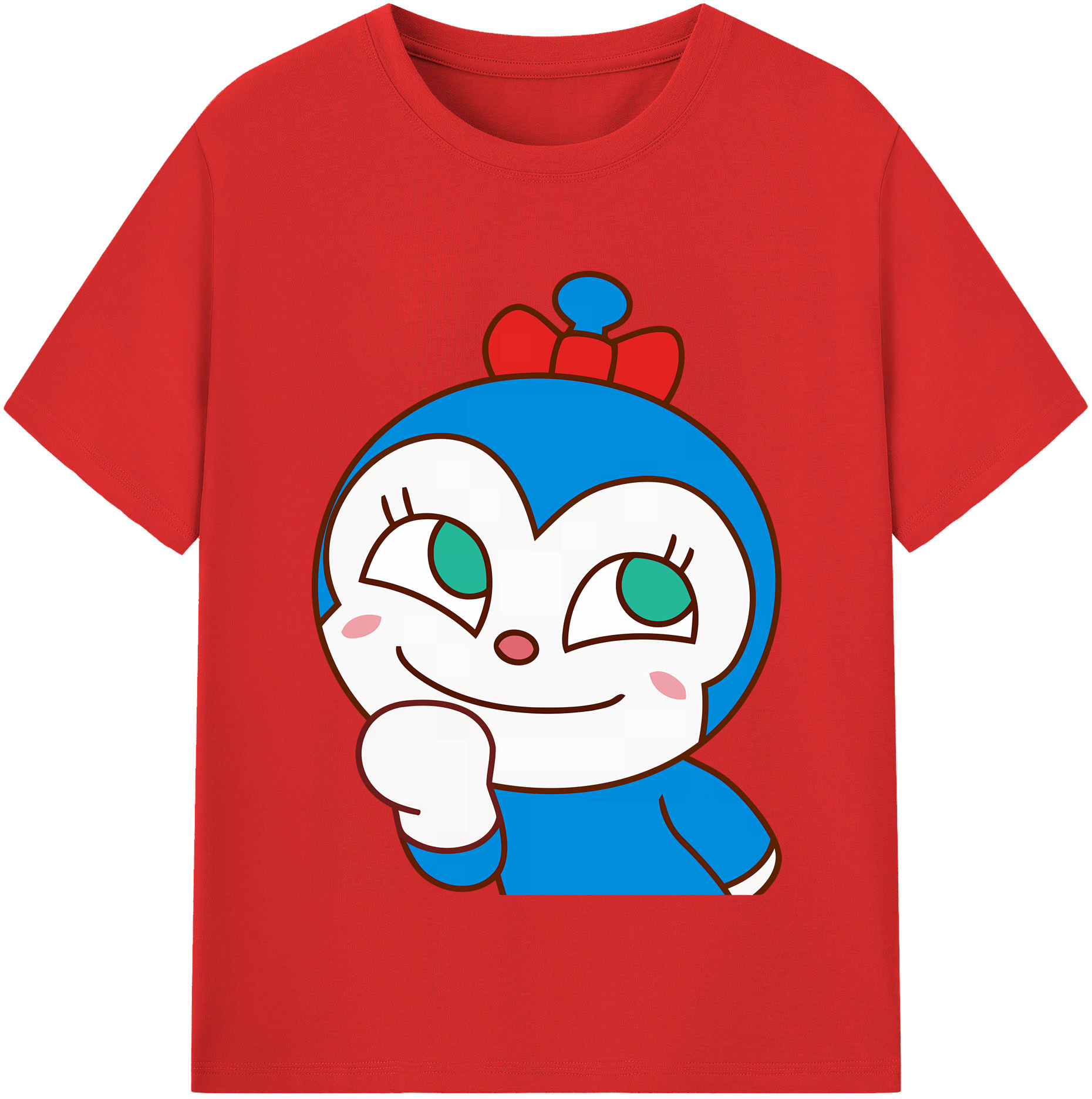 （画像用） アンパンマン Anpanman 綿100％半袖Tシャツ（フロントプリント）