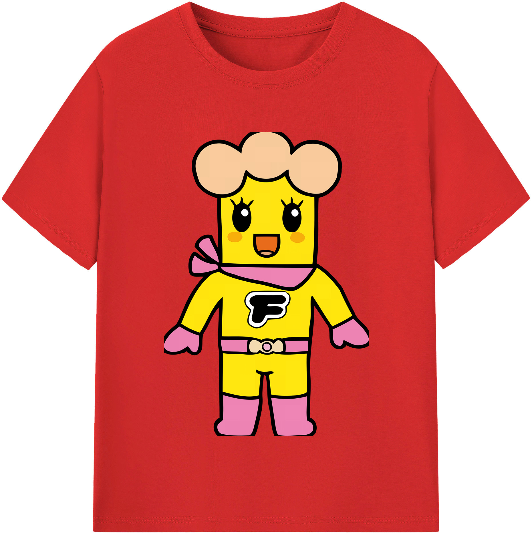 （画像用） アンパンマン Anpanman 綿100％半袖Tシャツ（フロントプリント）