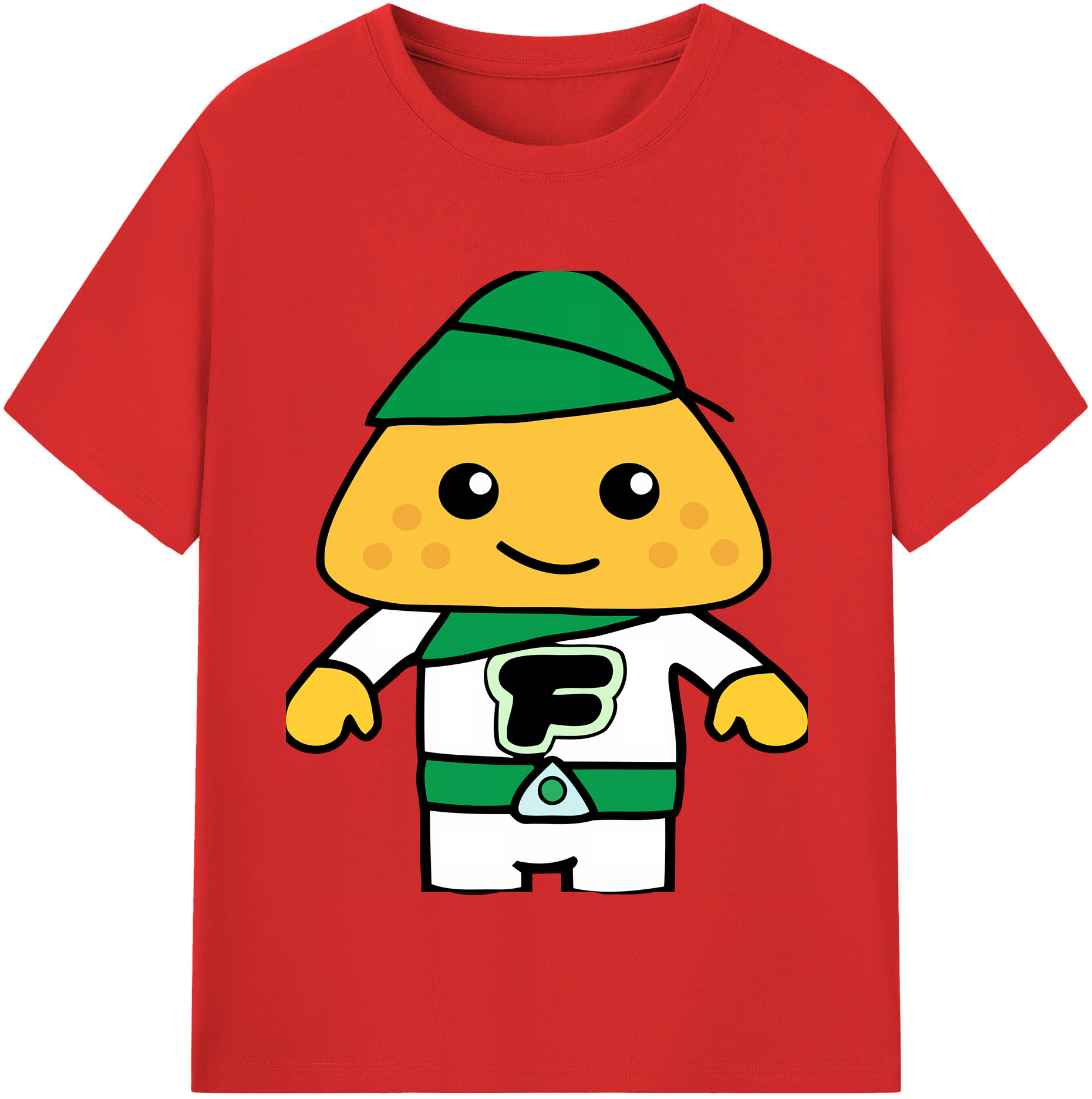（画像用） アンパンマン Anpanman 綿100％半袖Tシャツ（フロントプリント）