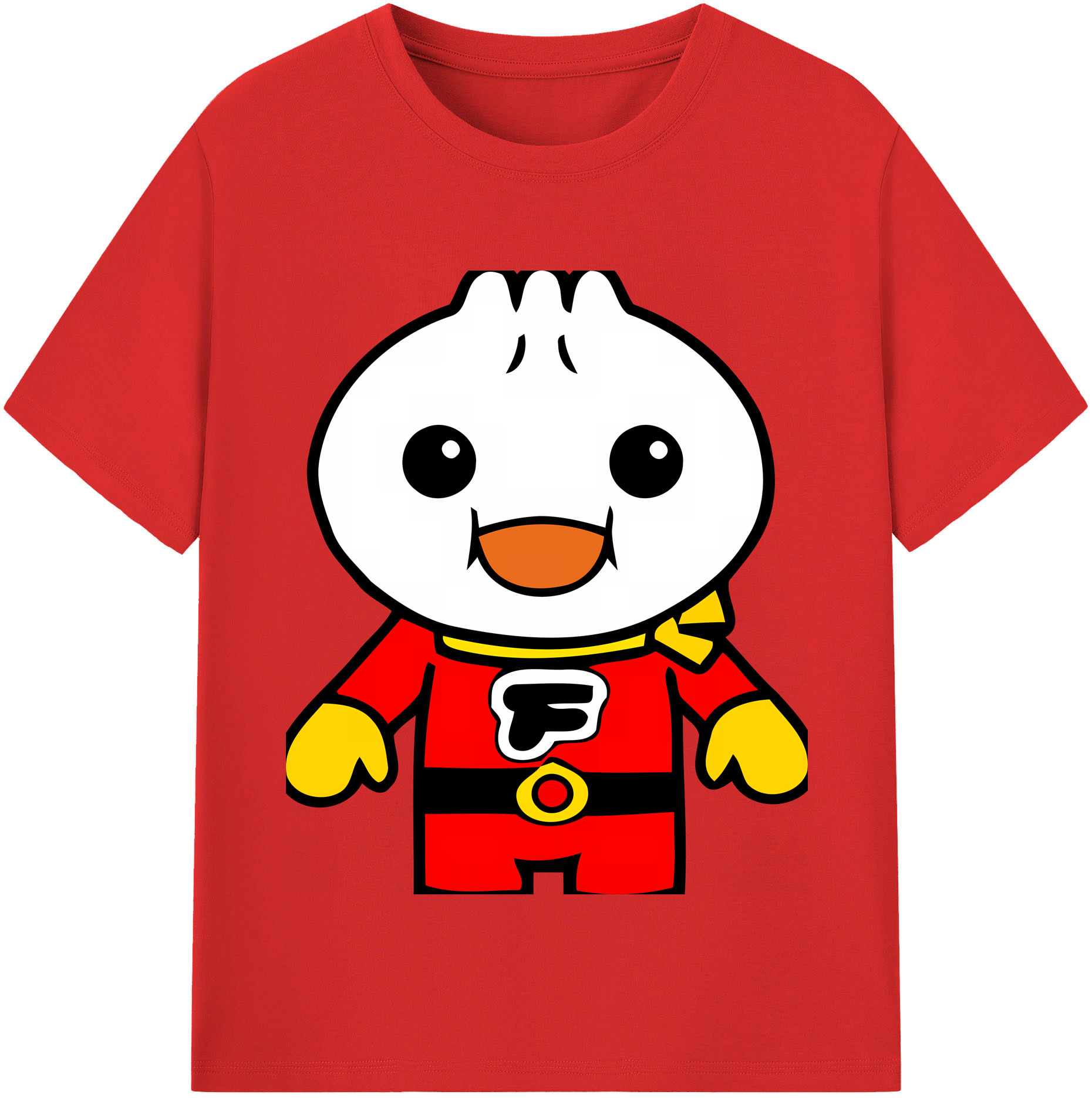 （画像用） アンパンマン Anpanman 綿100％半袖Tシャツ（フロントプリント）