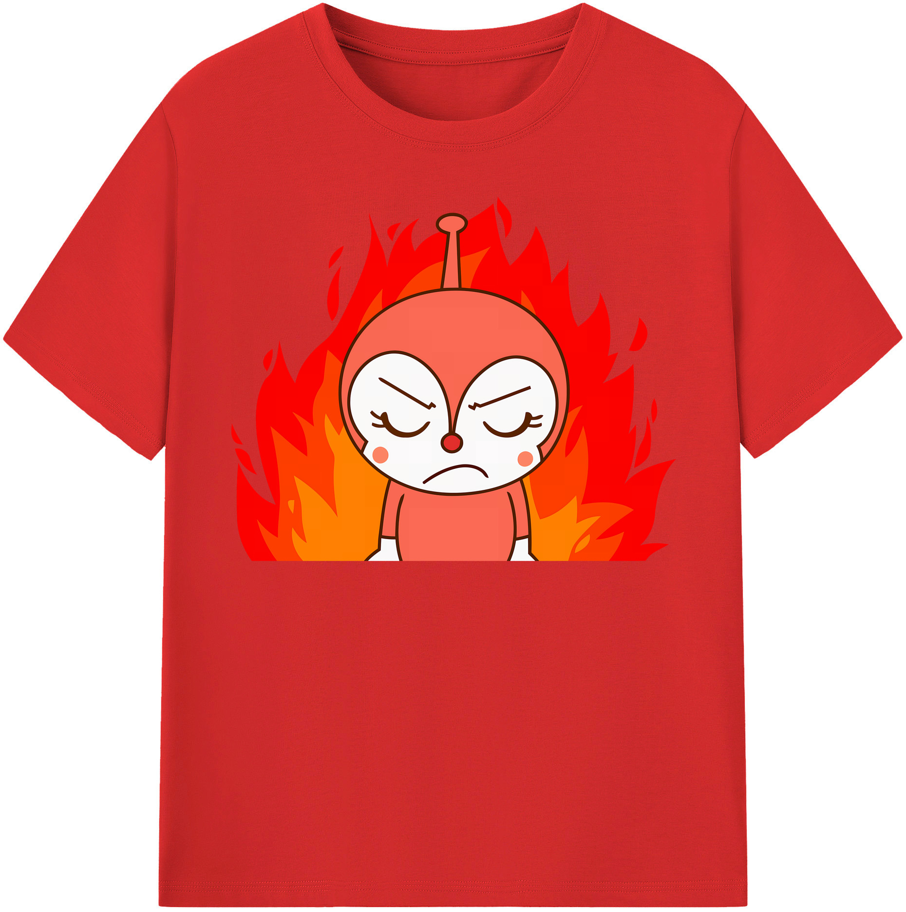 （画像用） アンパンマン Anpanman 綿100％半袖Tシャツ（フロントプリント）