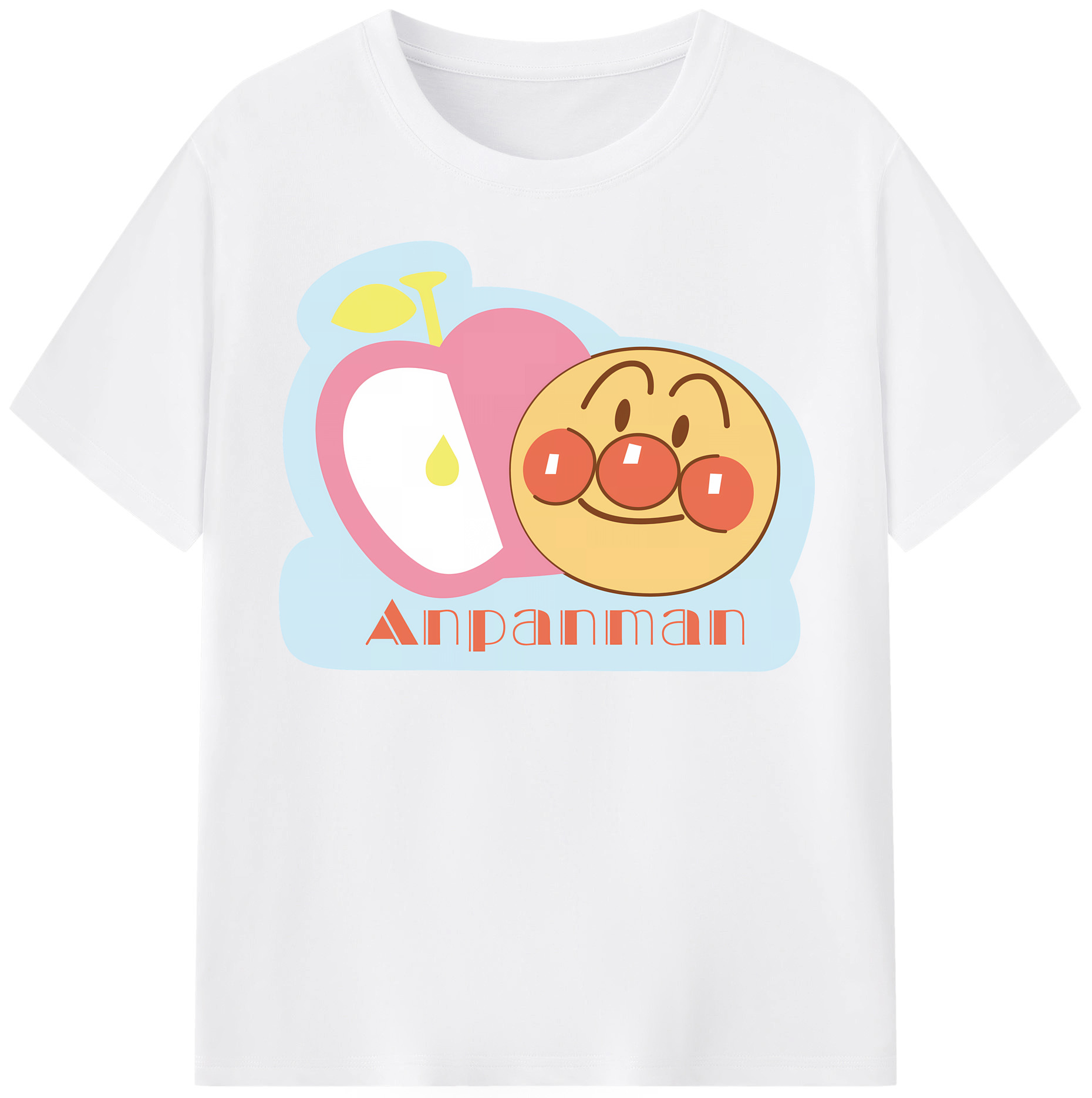 （画像用） アンパンマン Anpanman 綿100％半袖Tシャツ（フロントプリント）