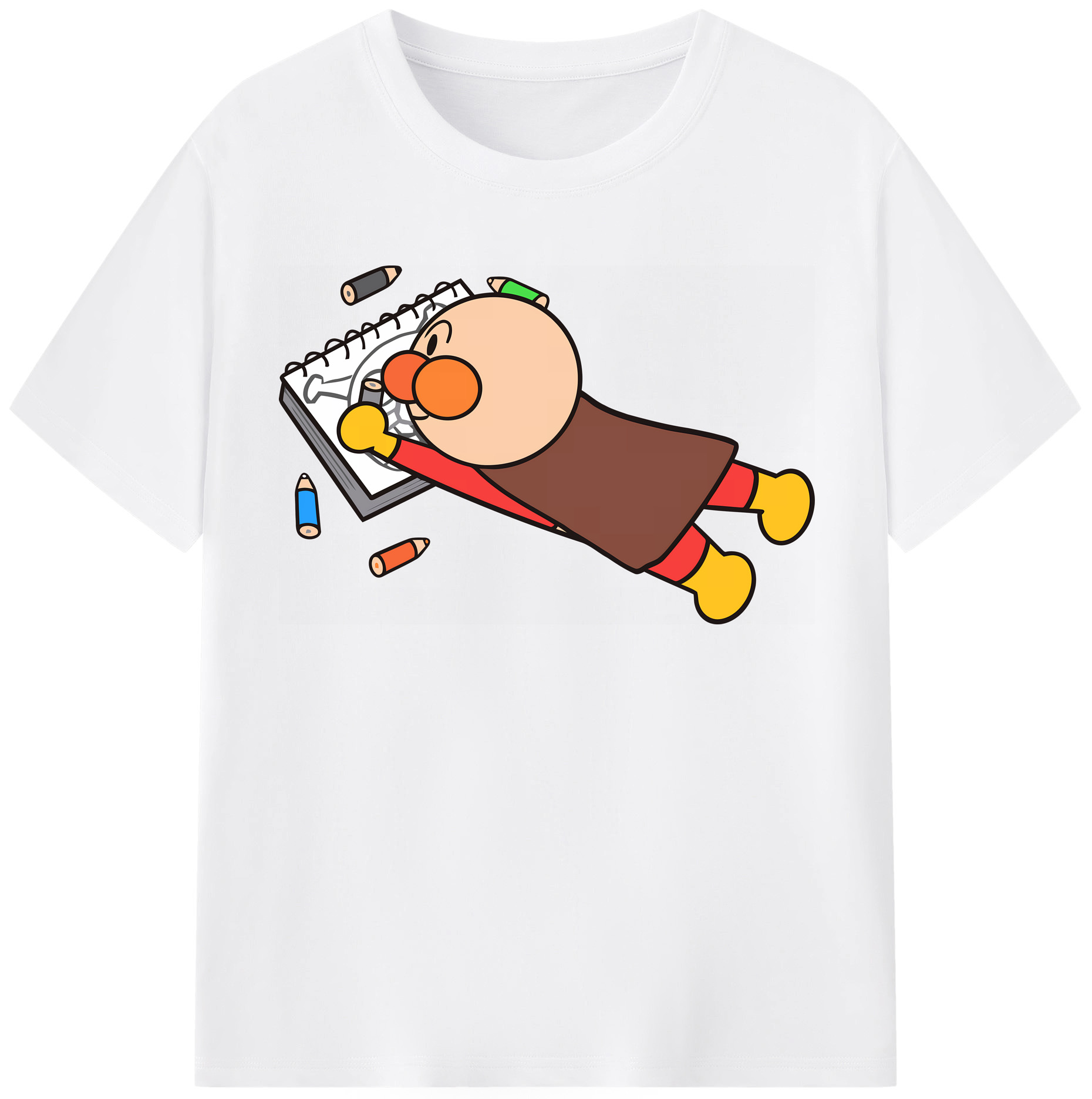 （画像用） アンパンマン Anpanman 綿100％半袖Tシャツ（フロントプリント）