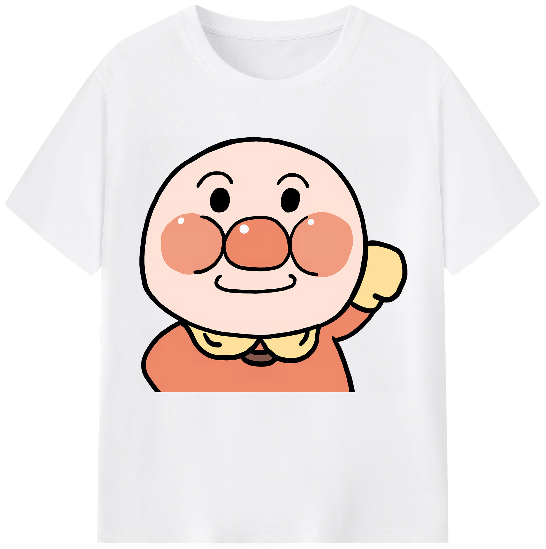 （画像用） アンパンマン Anpanman 綿100％半袖Tシャツ（フロントプリント）