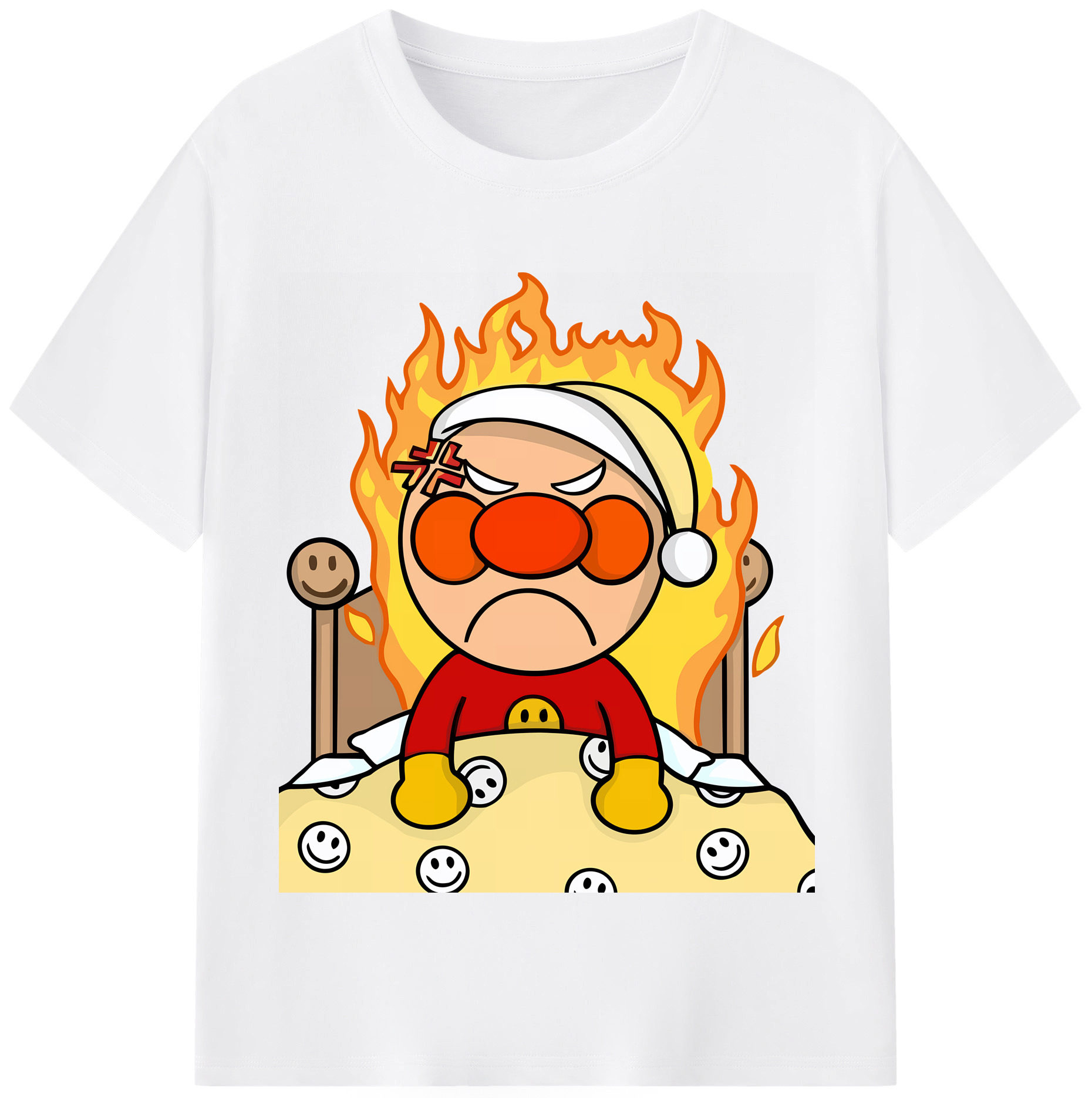 （画像用） アンパンマン Anpanman 綿100％半袖Tシャツ（フロントプリント）