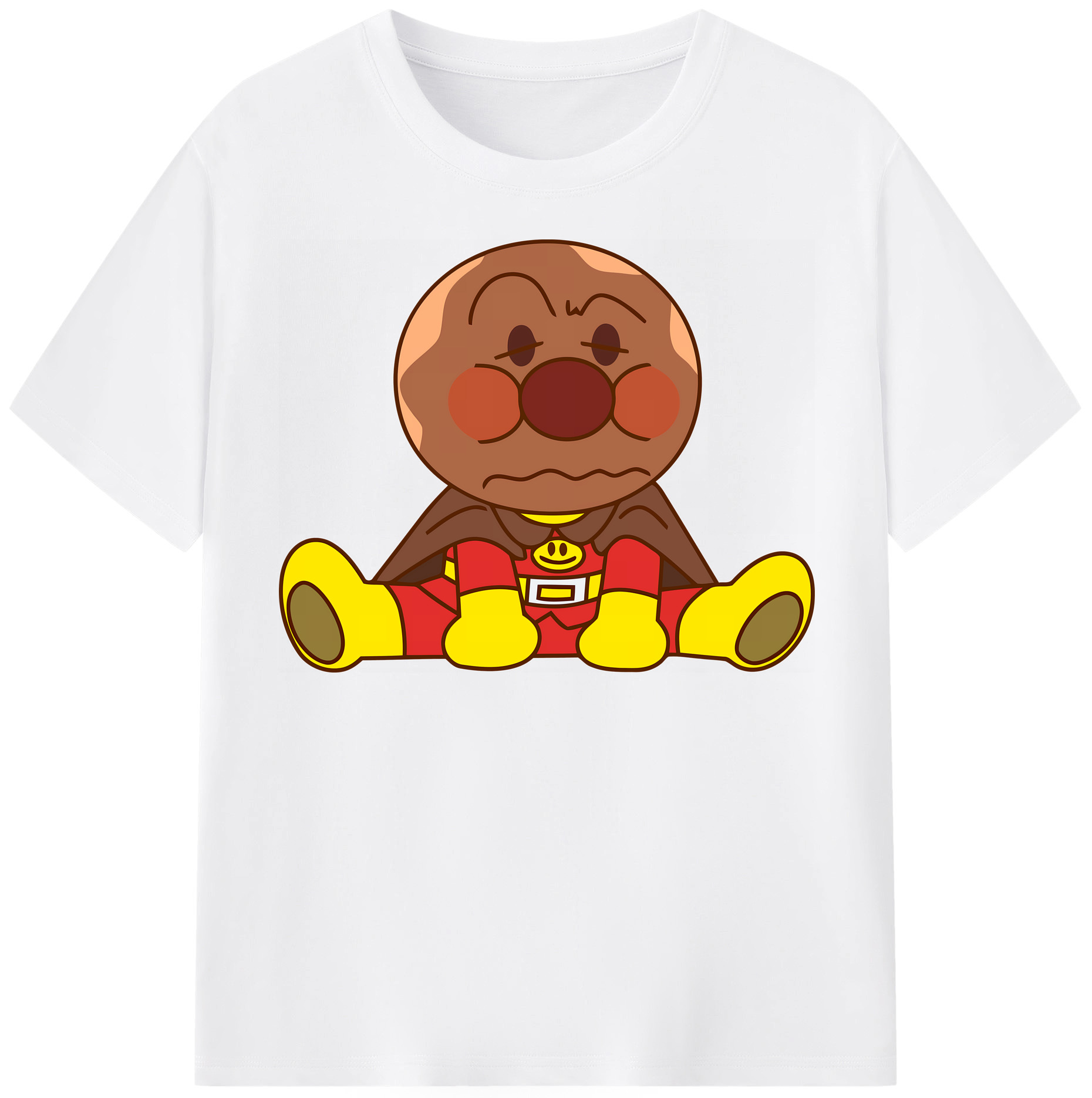 （画像用） アンパンマン Anpanman 綿100％半袖Tシャツ（フロントプリント）